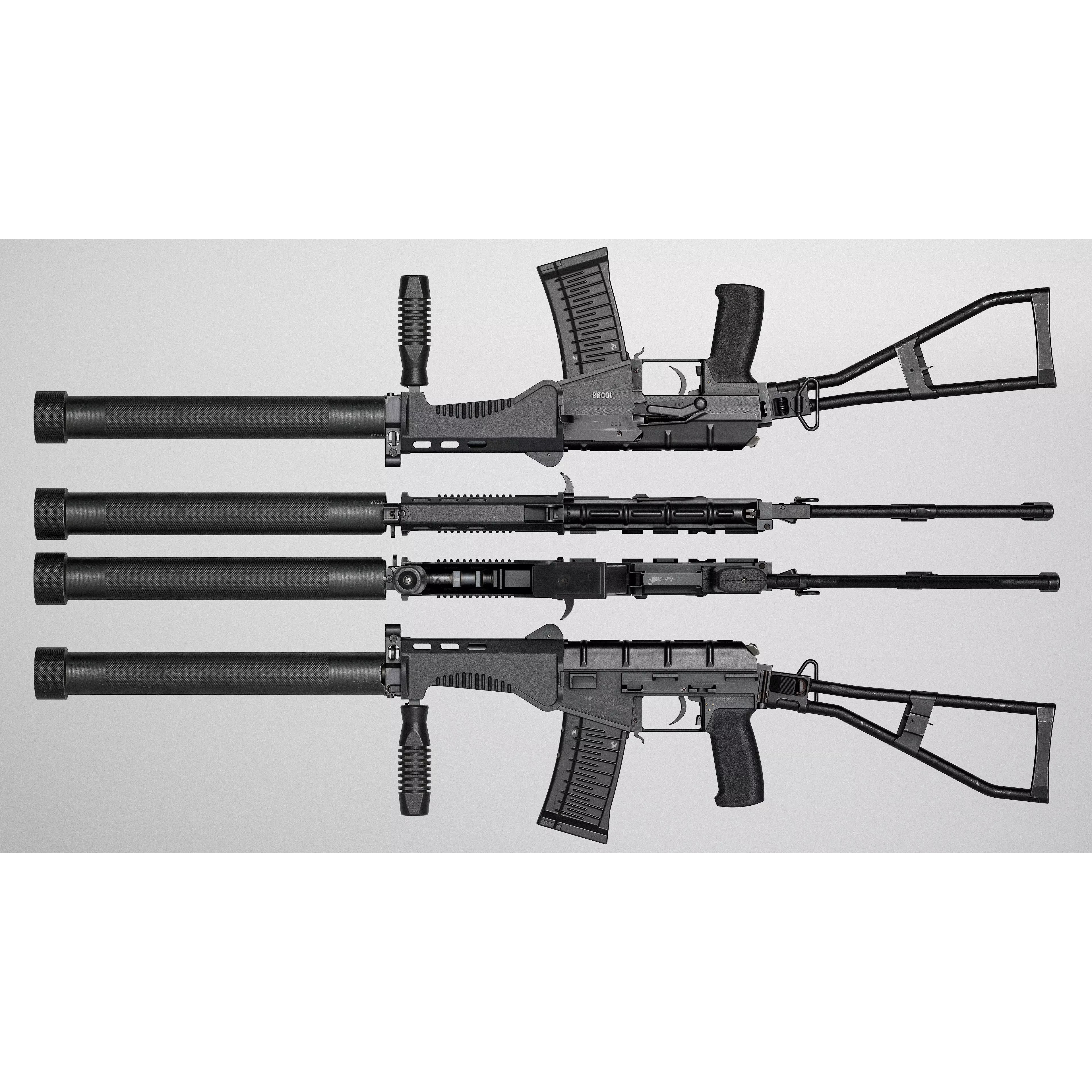 SR-3M Vikhr - Game-Ready 3D Model - View 11