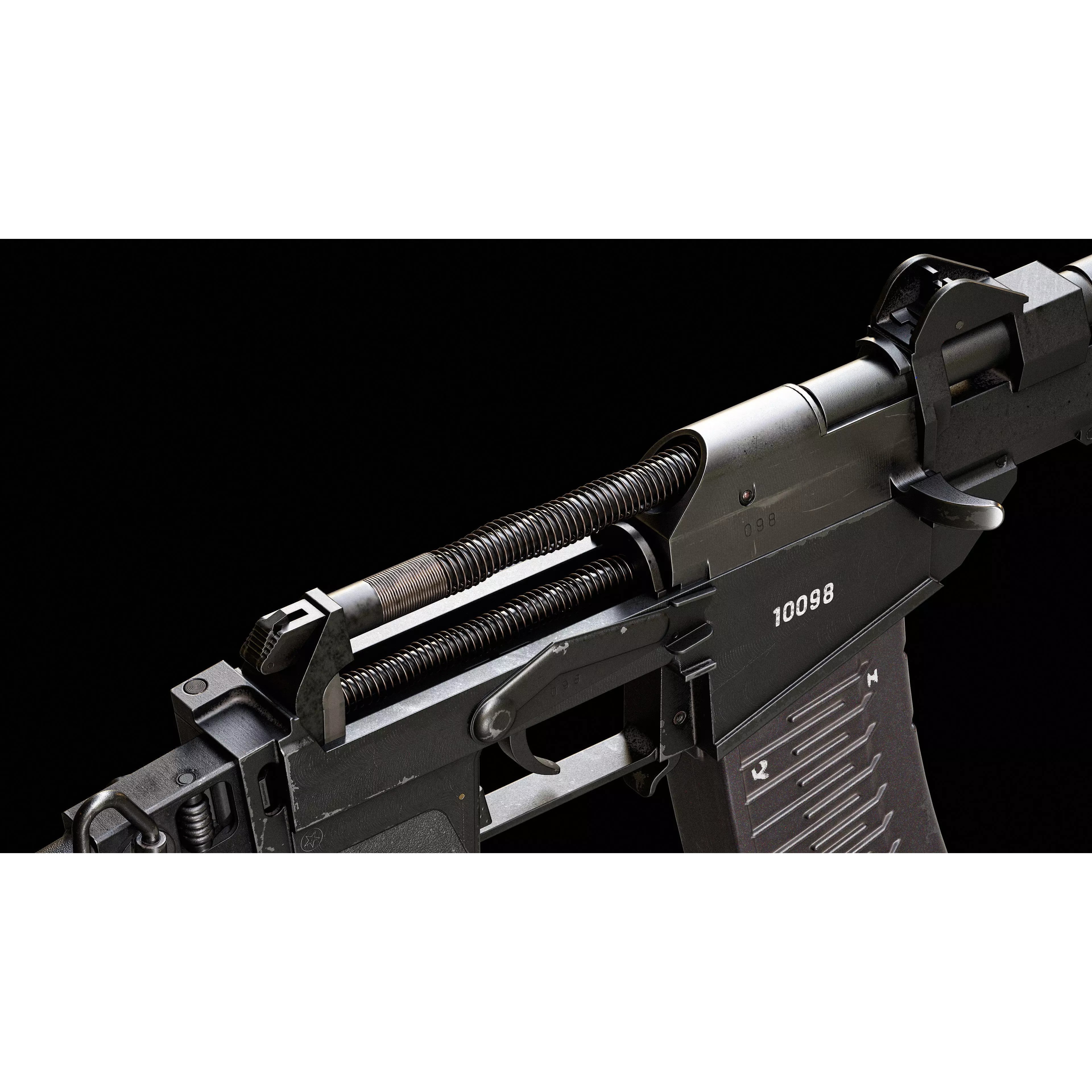 SR-3M Vikhr - Game-Ready 3D Model - View 6