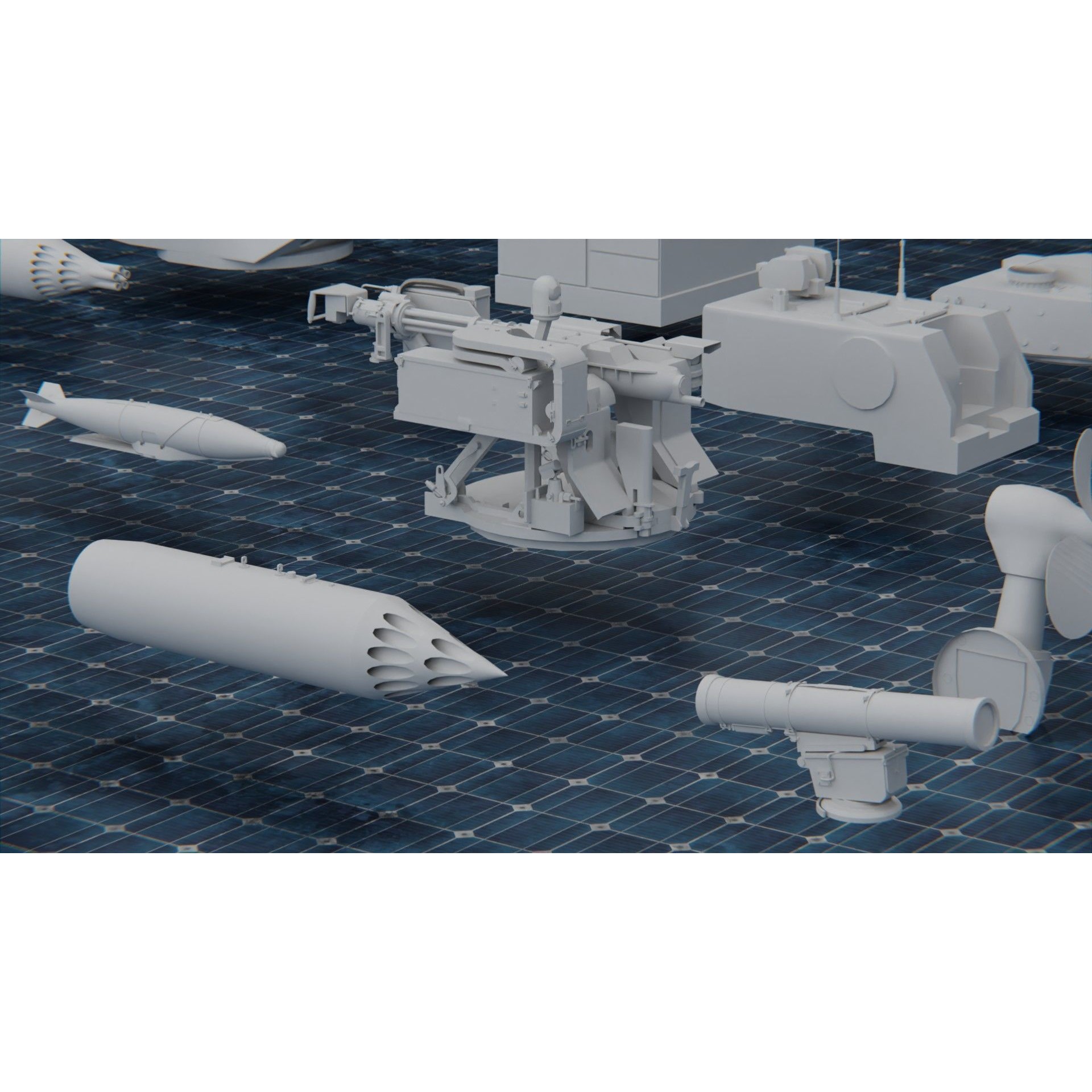 1250 War Army Vehicle Kitbash Pack - Low-Poly Game-Ready 3D Model