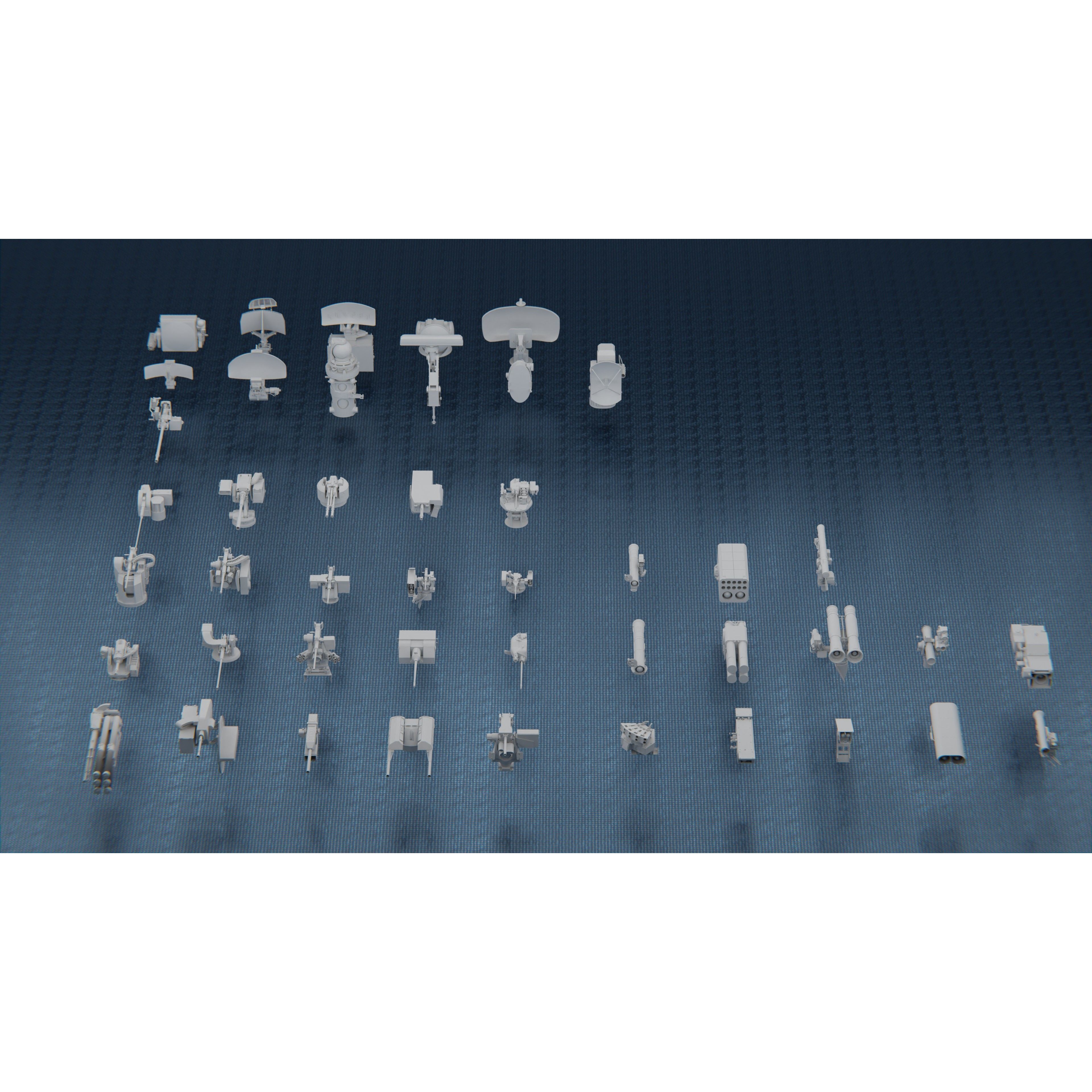 1250 War Army Vehicle Kitbash Pack - Low-Poly Game-Ready 3D Model - View 11