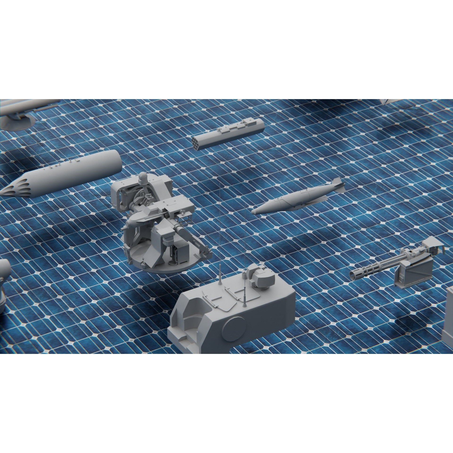 1250 War Army Vehicle Kitbash Pack - Low-Poly Game-Ready 3D Model - View 24