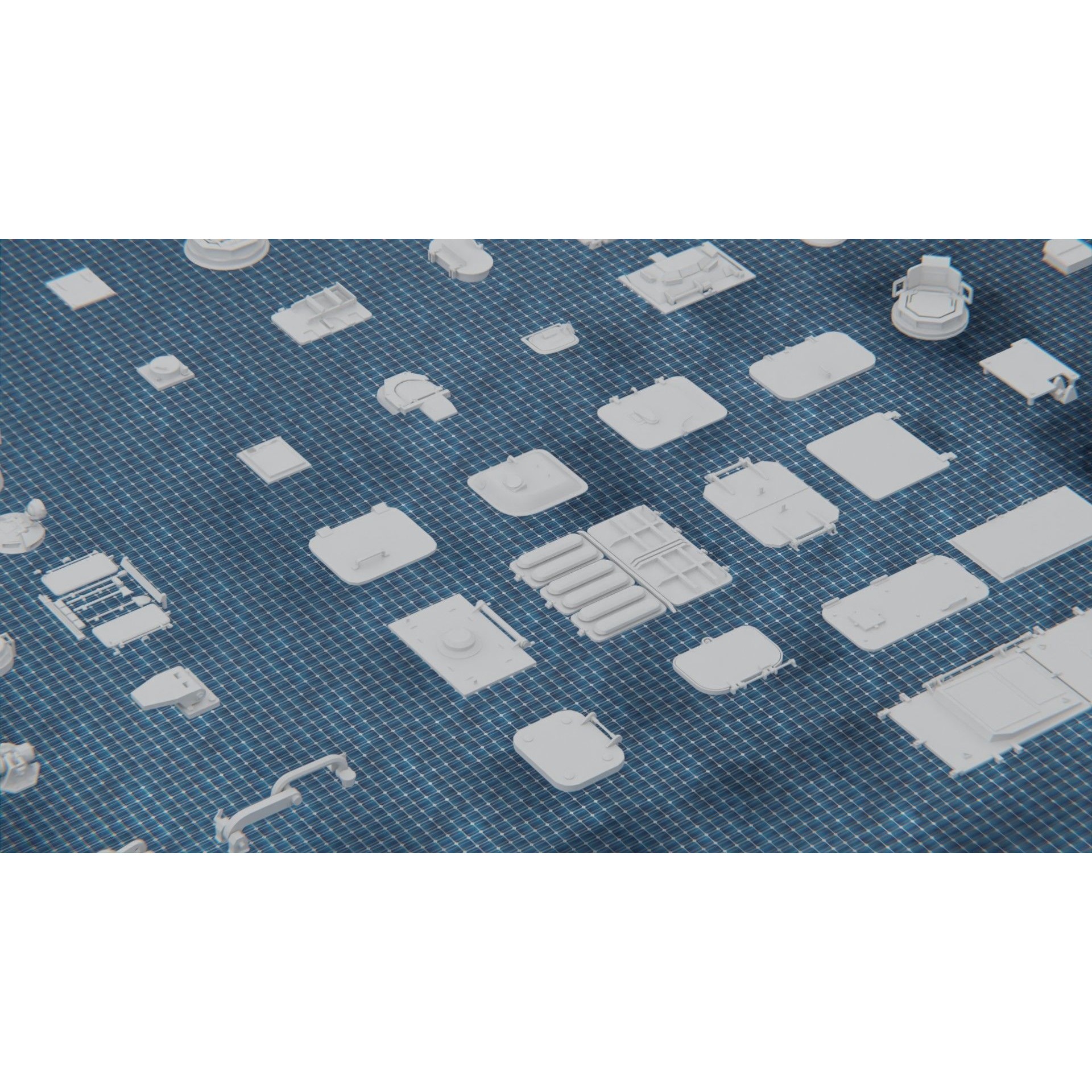 1250 War Army Vehicle Kitbash Pack - Low-Poly Game-Ready 3D Model - View 26