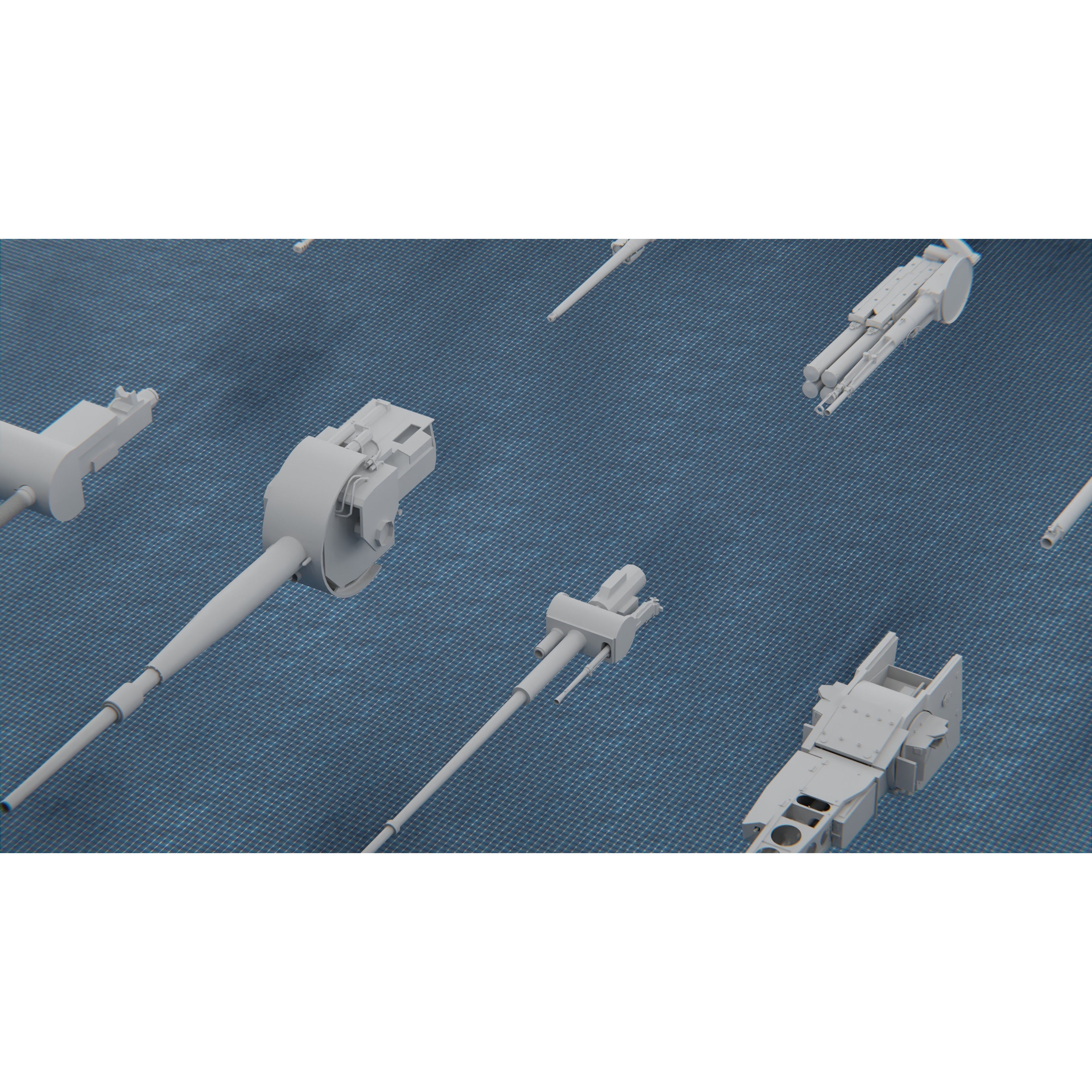 1250 War Army Vehicle Kitbash Pack - Low-Poly Game-Ready 3D Model - View 30