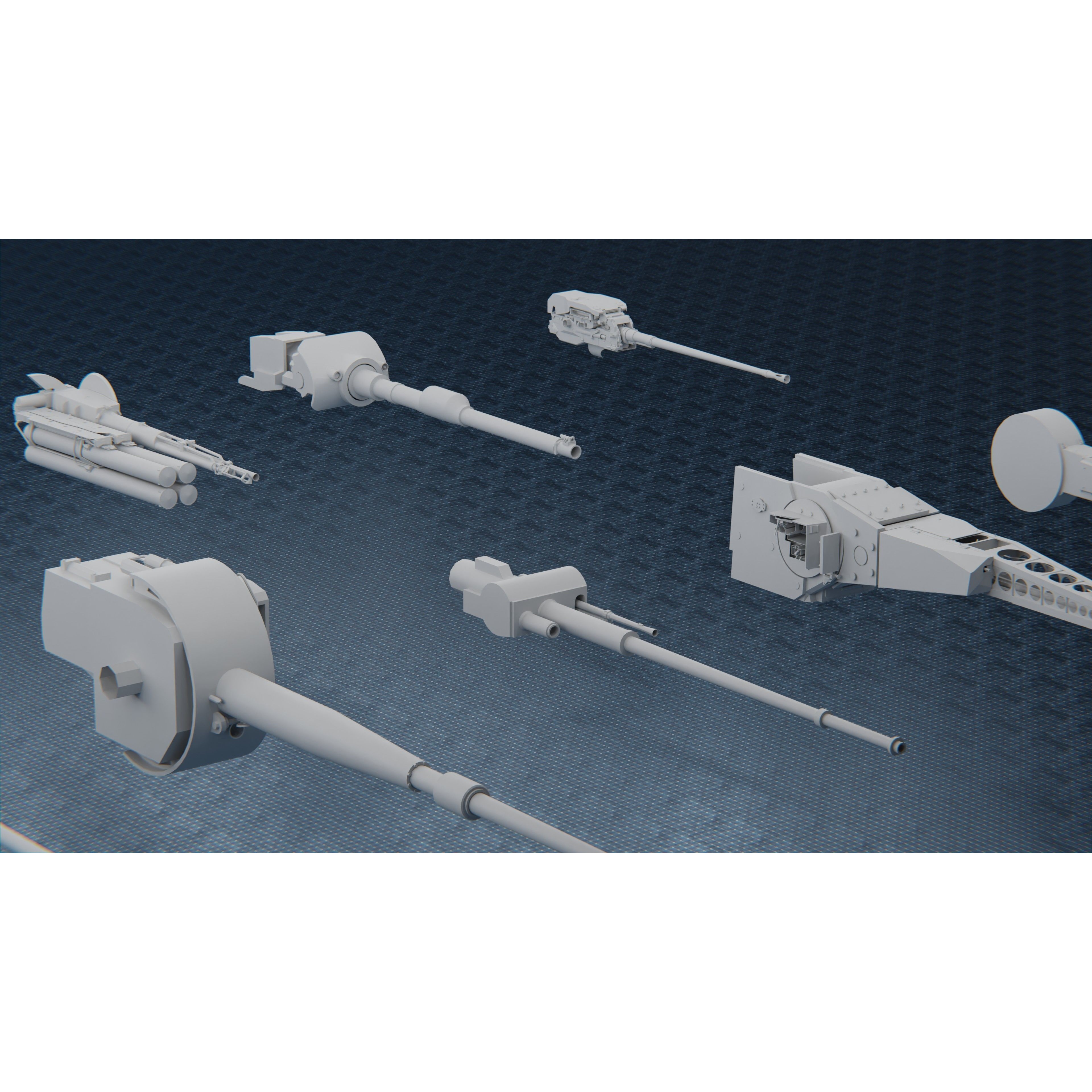 1250 War Army Vehicle Kitbash Pack - Low-Poly Game-Ready 3D Model - View 31