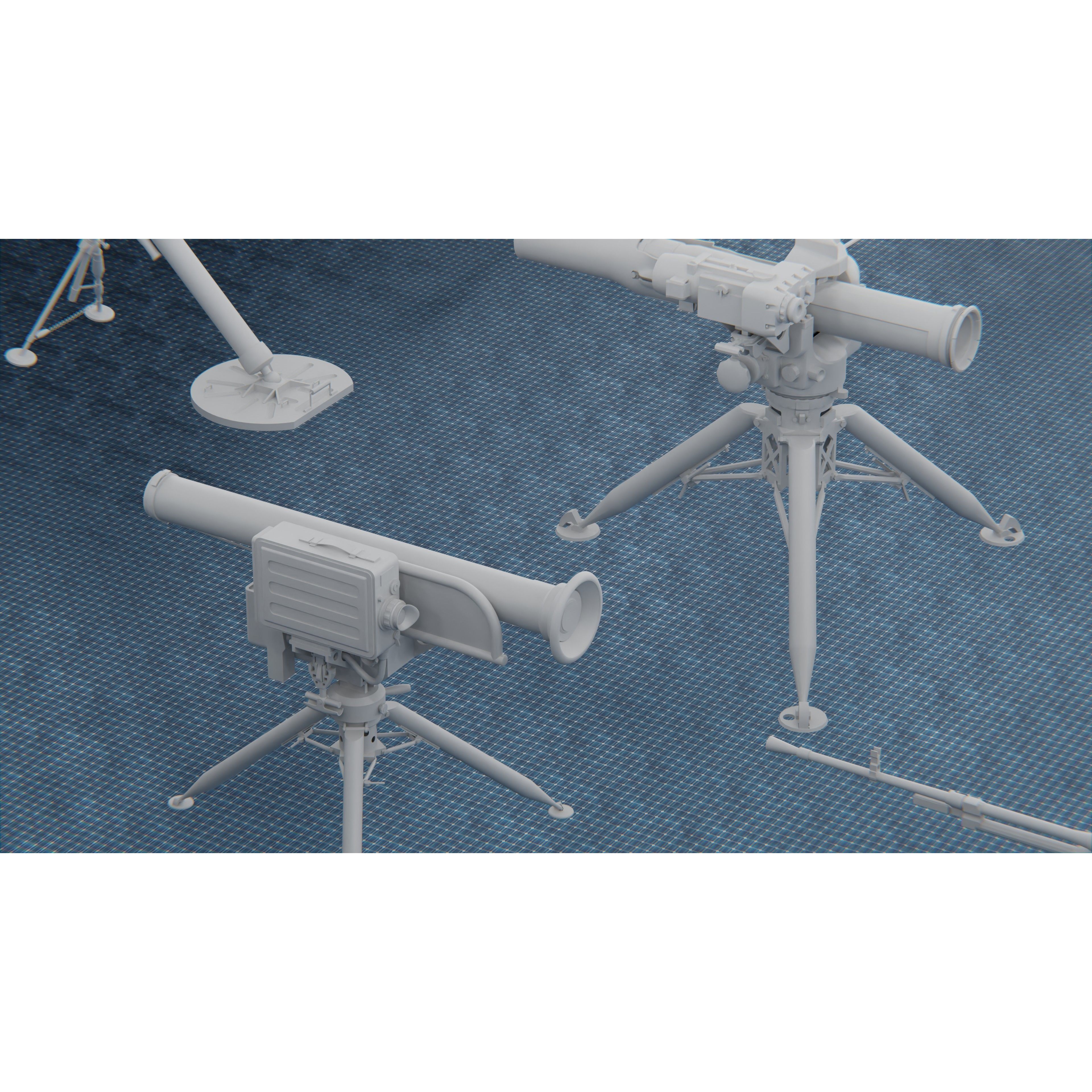 1250 War Army Vehicle Kitbash Pack - Low-Poly Game-Ready 3D Model - View 37