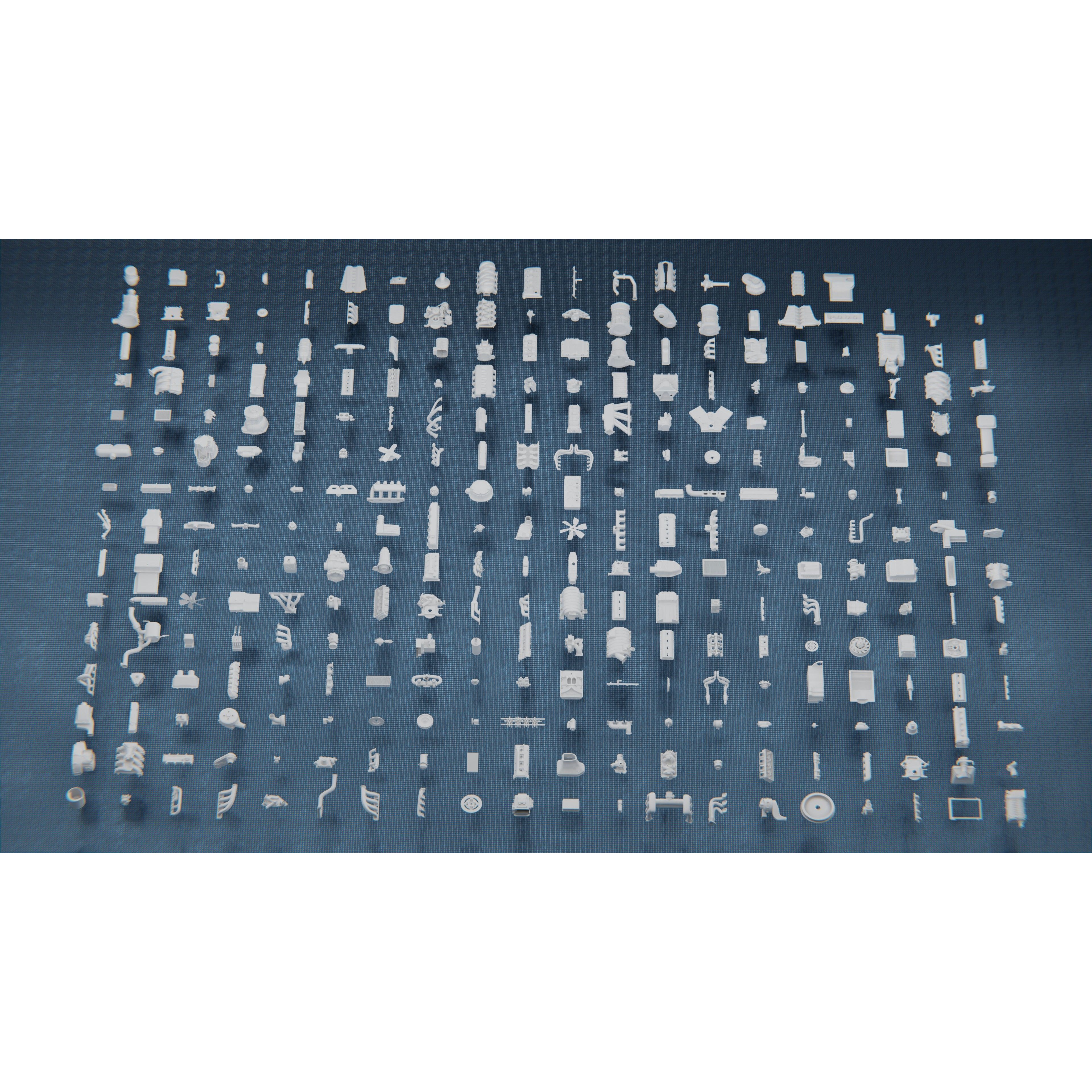 1250 War Army Vehicle Kitbash Pack - Low-Poly Game-Ready 3D Model - View 4