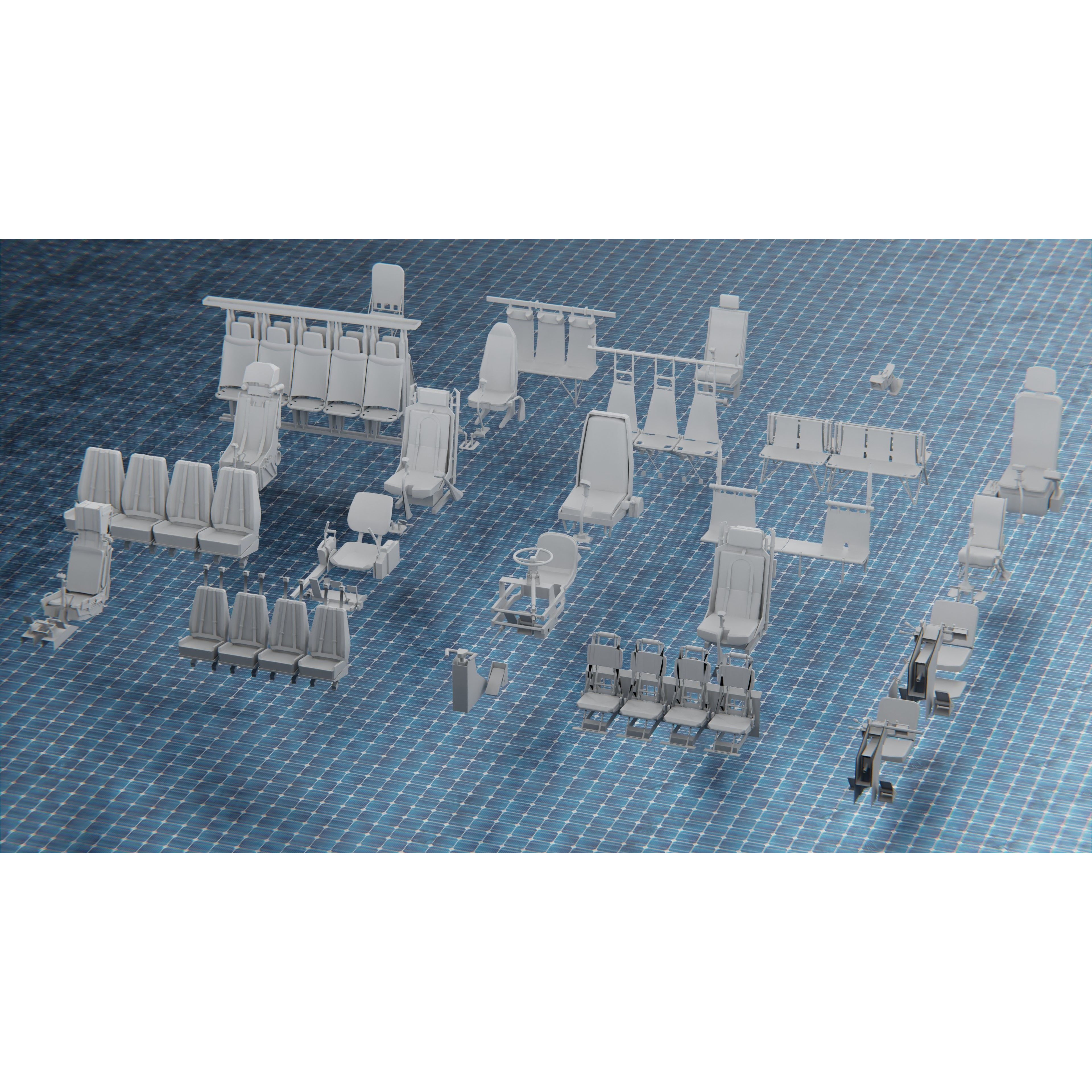 1250 War Army Vehicle Kitbash Pack - Low-Poly Game-Ready 3D Model - View 6