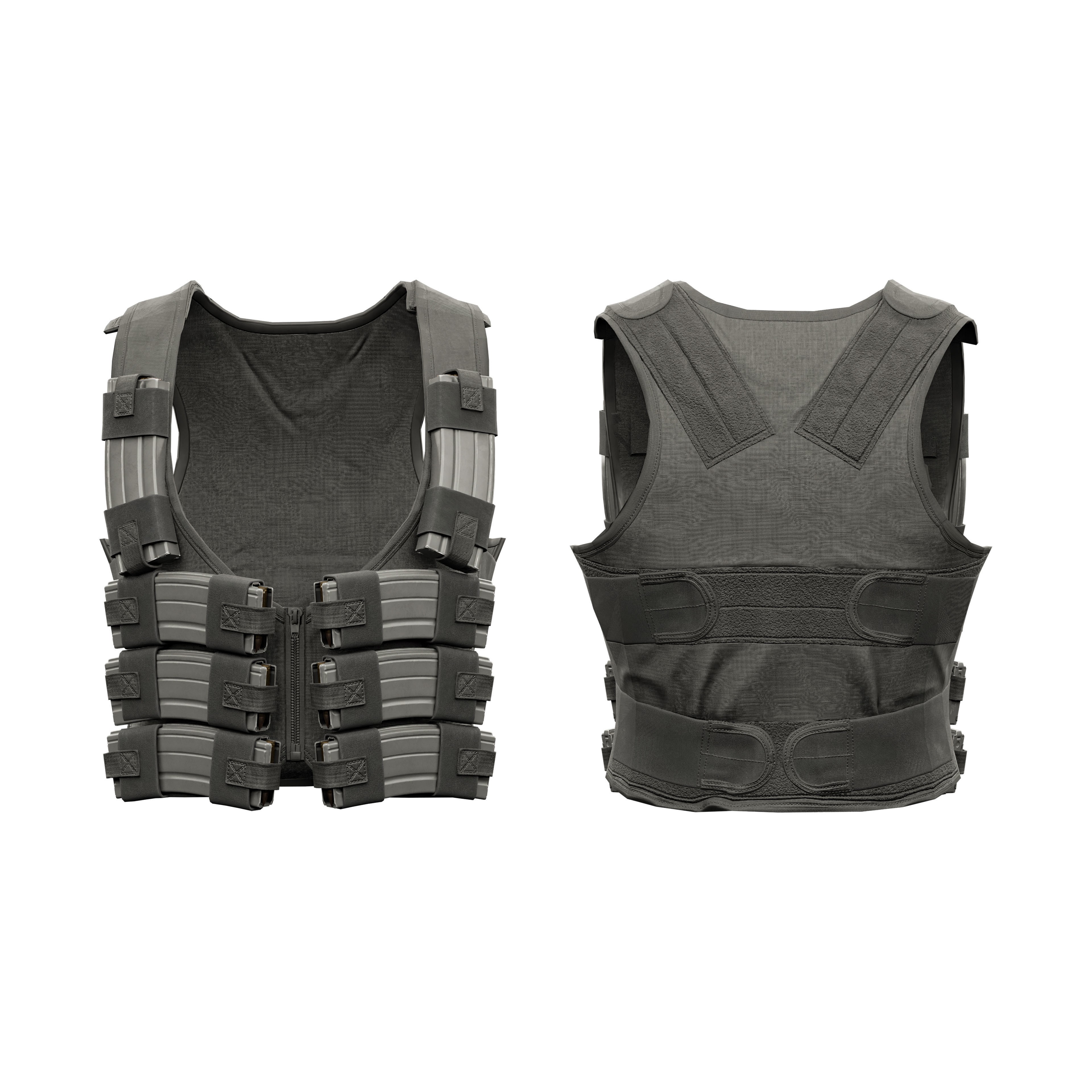 Robber Character - Low-Poly Game-Ready 3D Model - View 13