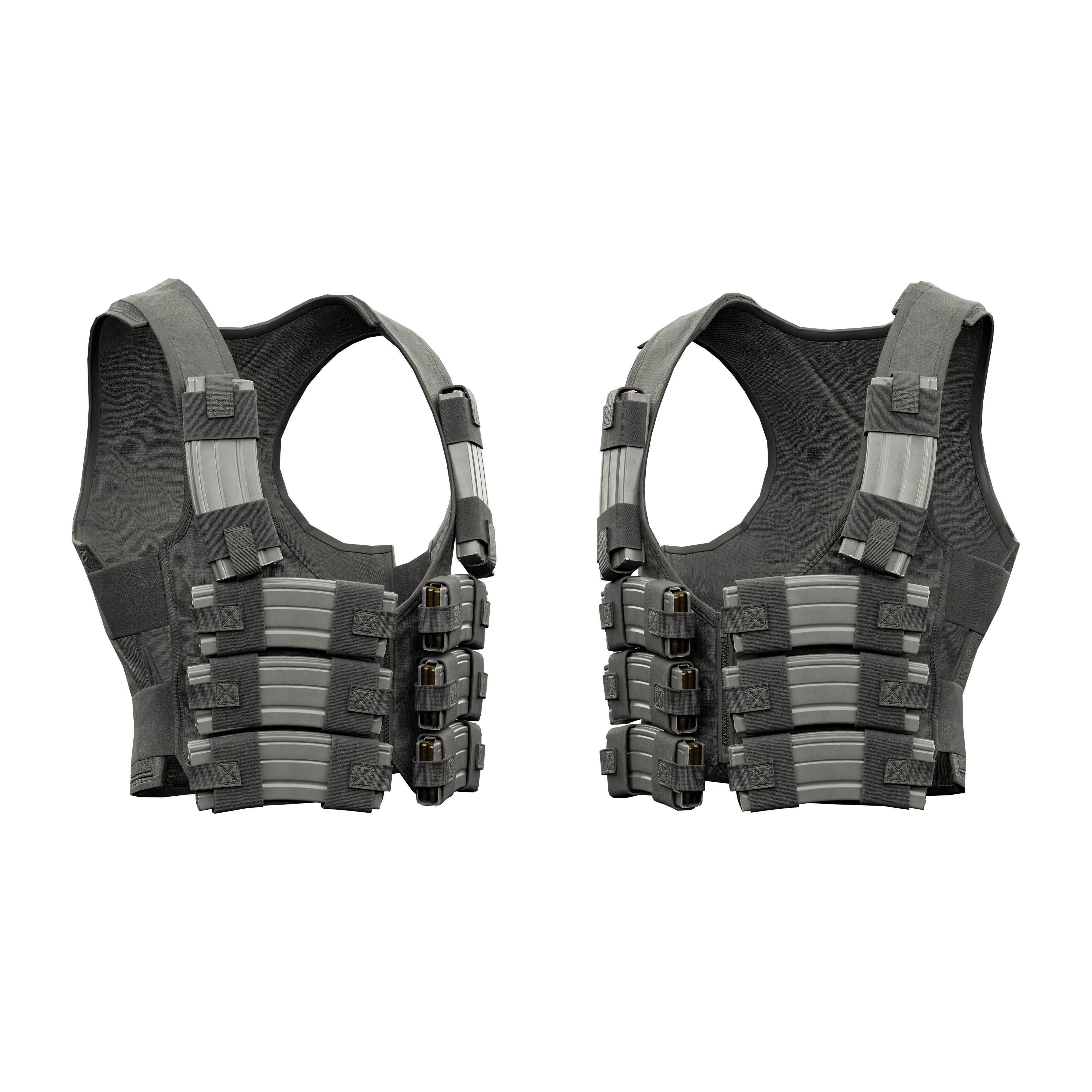 Robber Character - Low-Poly Game-Ready 3D Model - View 14