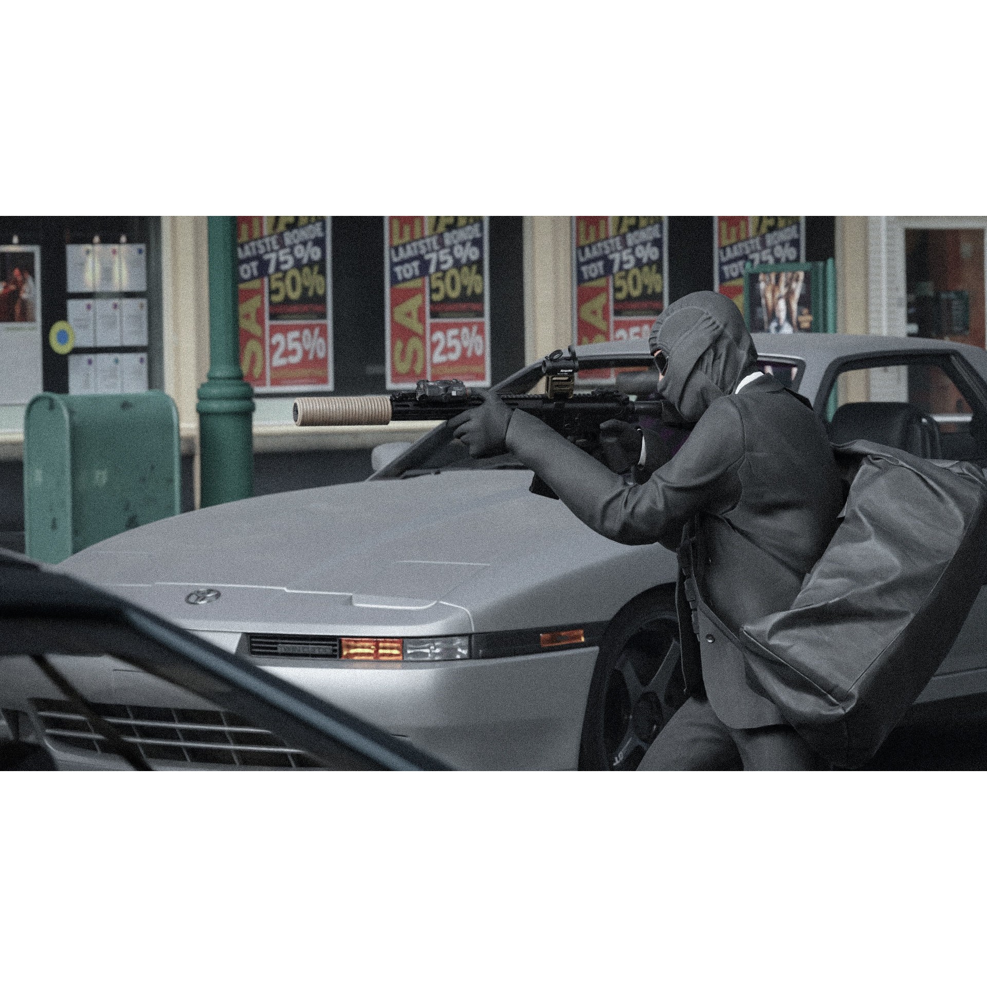 Robber Character - Low-Poly Game-Ready 3D Model - View 4