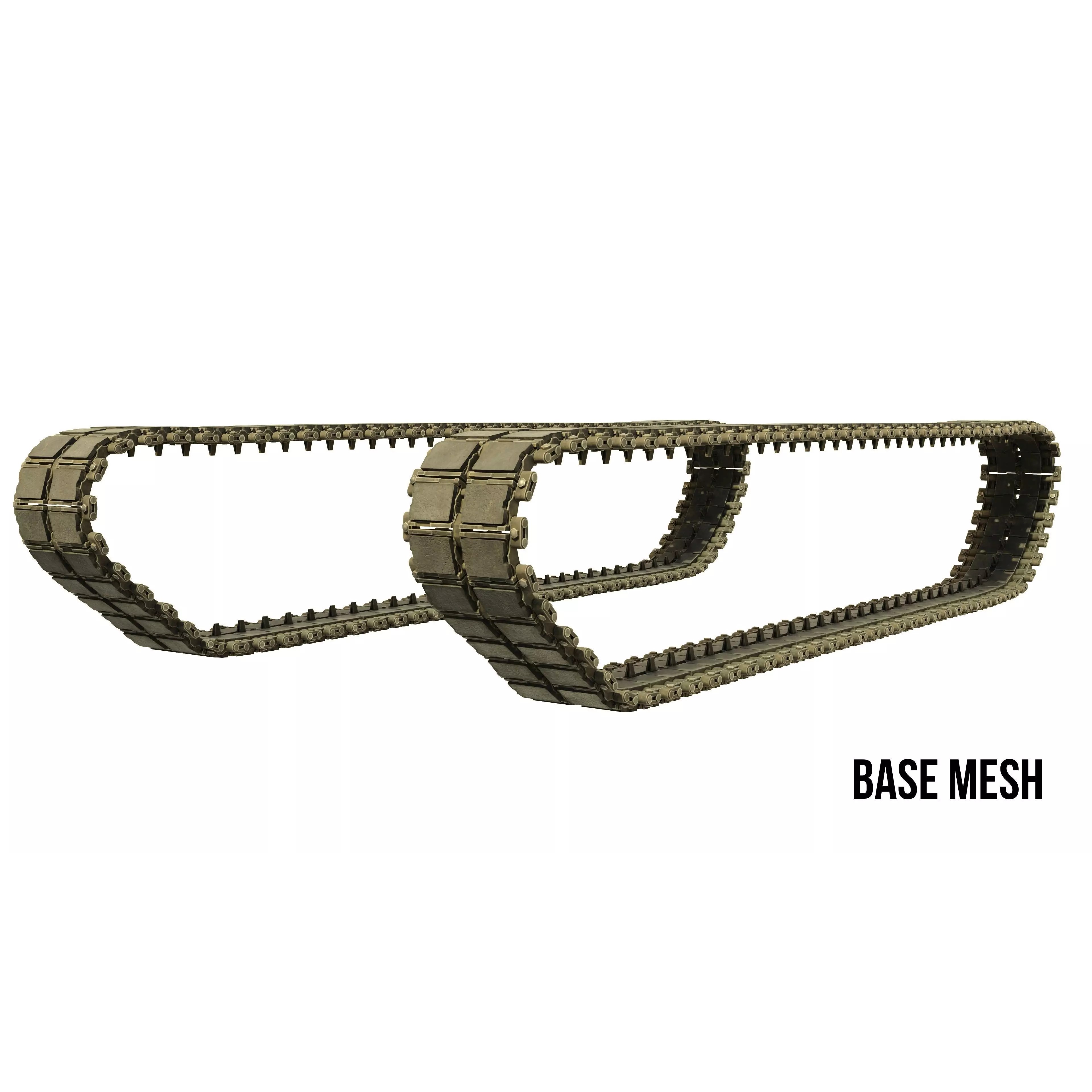 Leopard 2A4 Tank with Interior - Low-Poly Game-Ready 3D Model - View 17