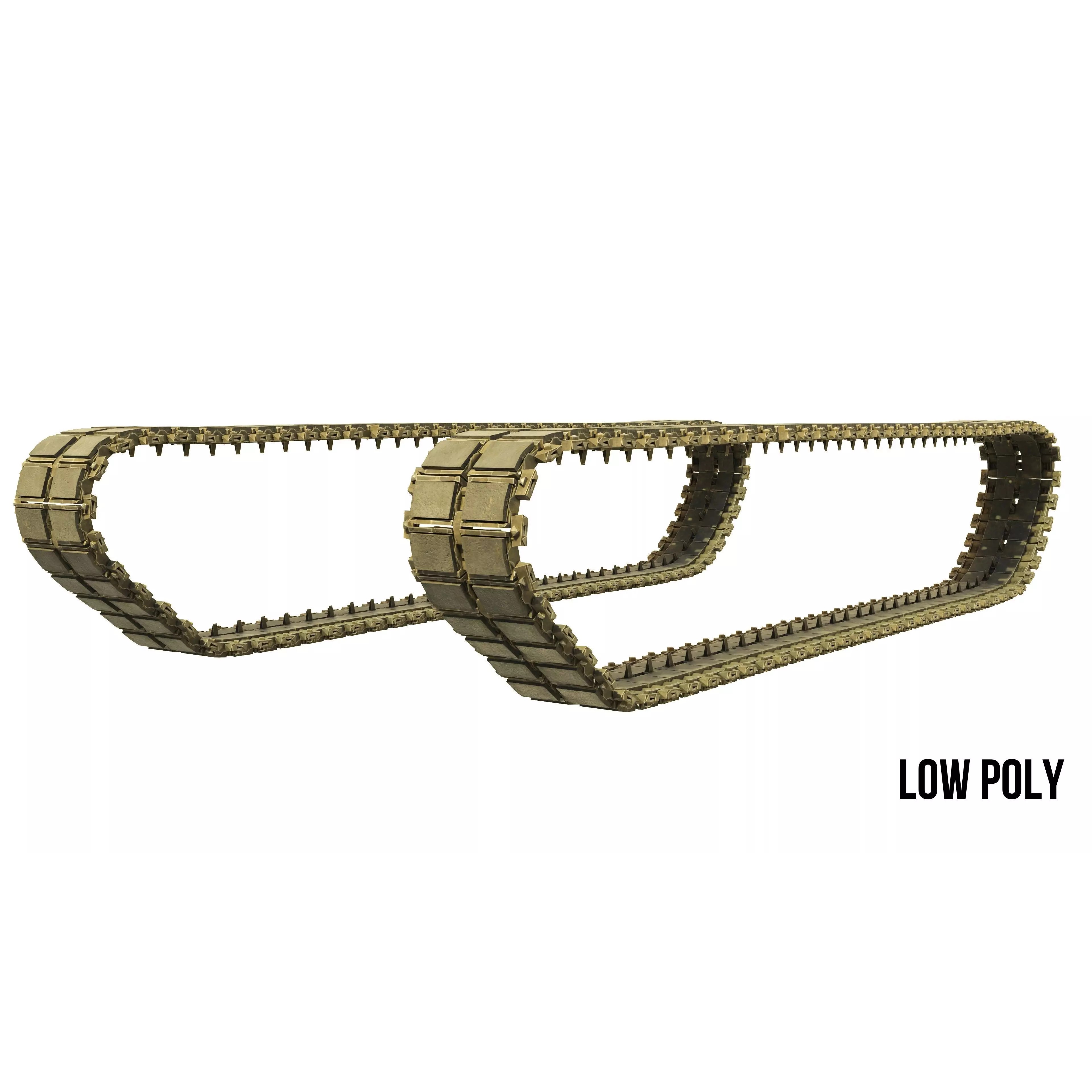 Leopard 2A4 Tank with Interior - Low-Poly Game-Ready 3D Model - View 18