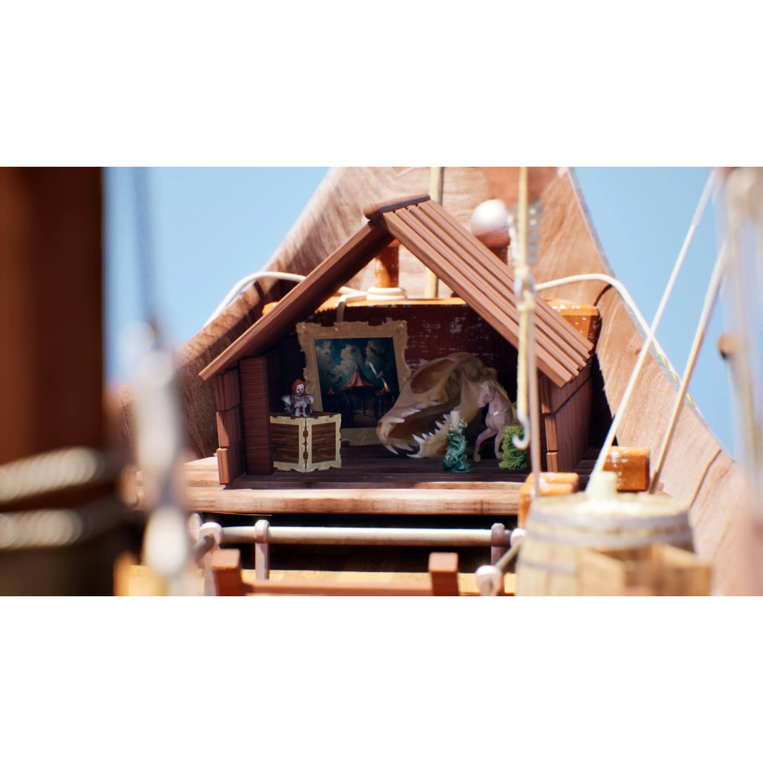 Dromon Galleon 3D Model – Historical Byzantine Warship, Game-Ready - View 18
