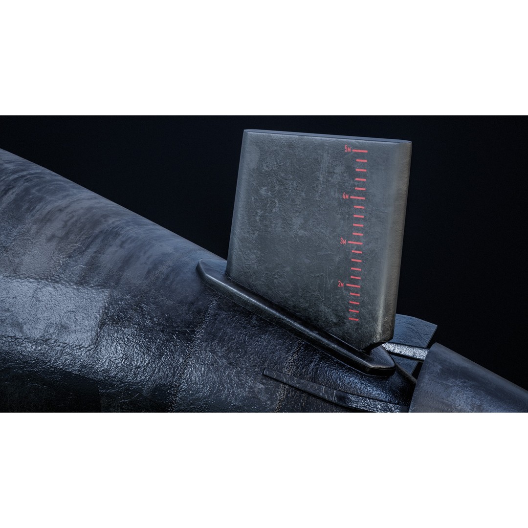 Astute Class Submarine 3D Model – Low Poly PBR Game Asset, FBX - View 29