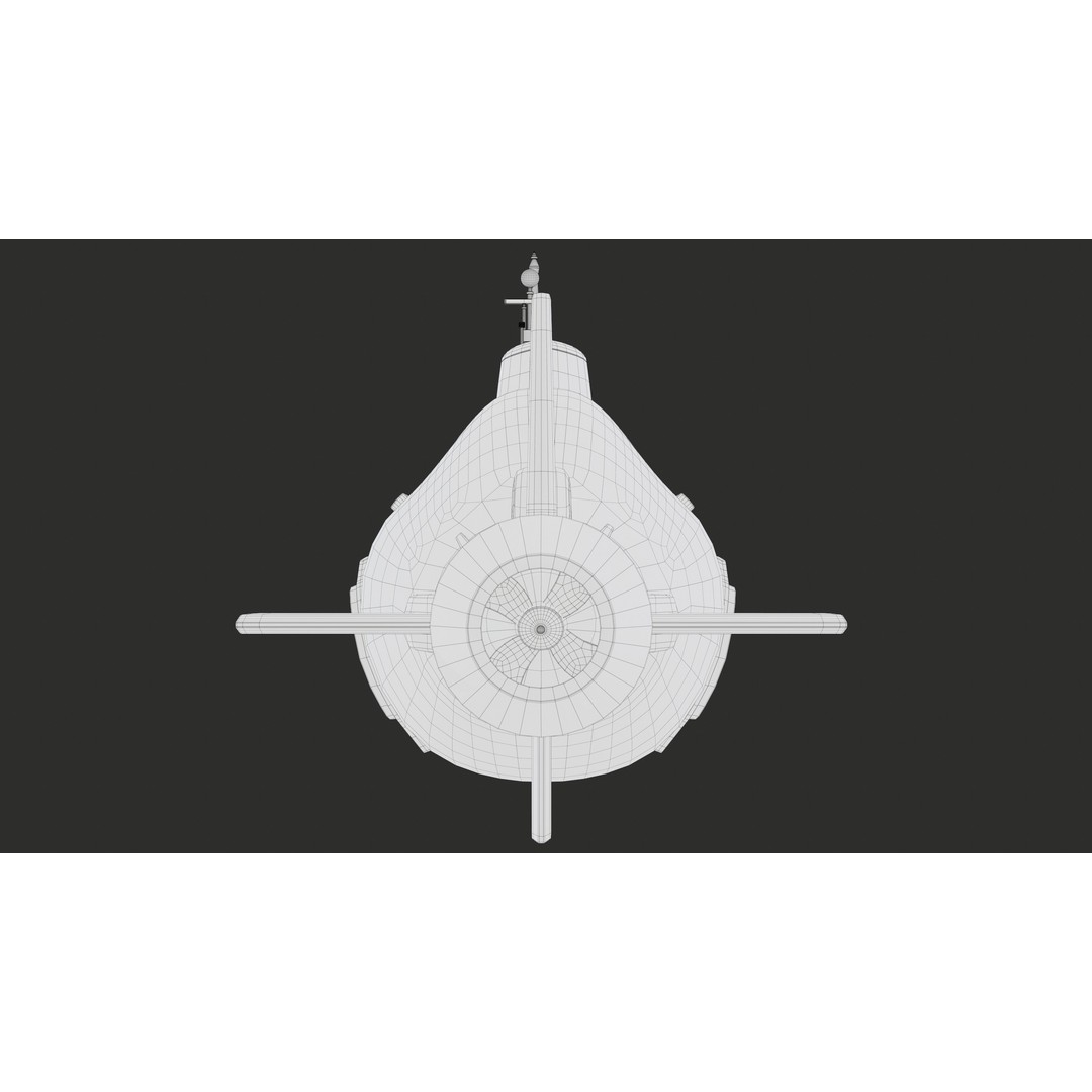 Astute Class Submarine 3D Model – Low Poly PBR Game Asset, FBX - View 39