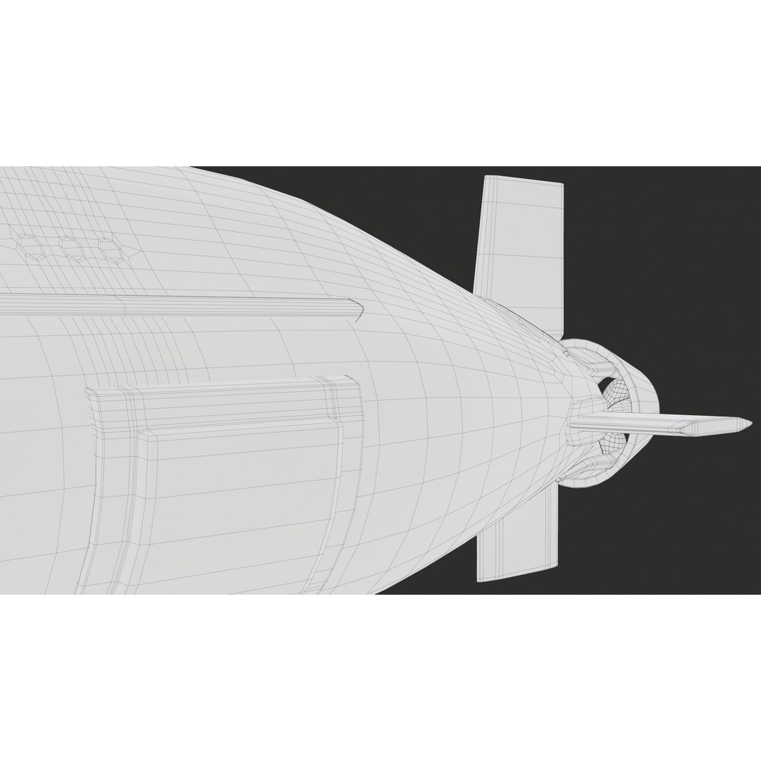 Astute Class Submarine 3D Model – Low Poly PBR Game Asset, FBX - View 52