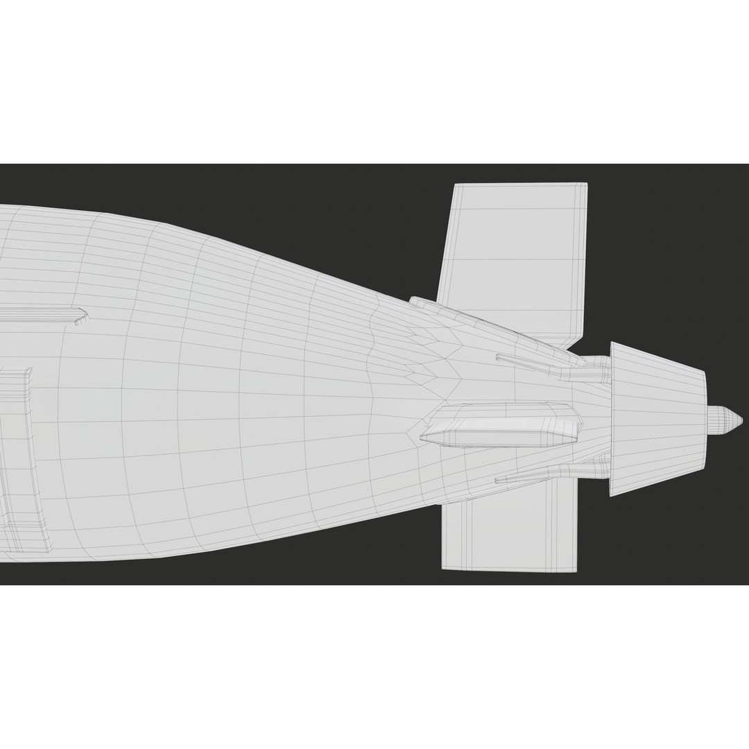 Astute Class Submarine 3D Model – Low Poly PBR Game Asset, FBX - View 53