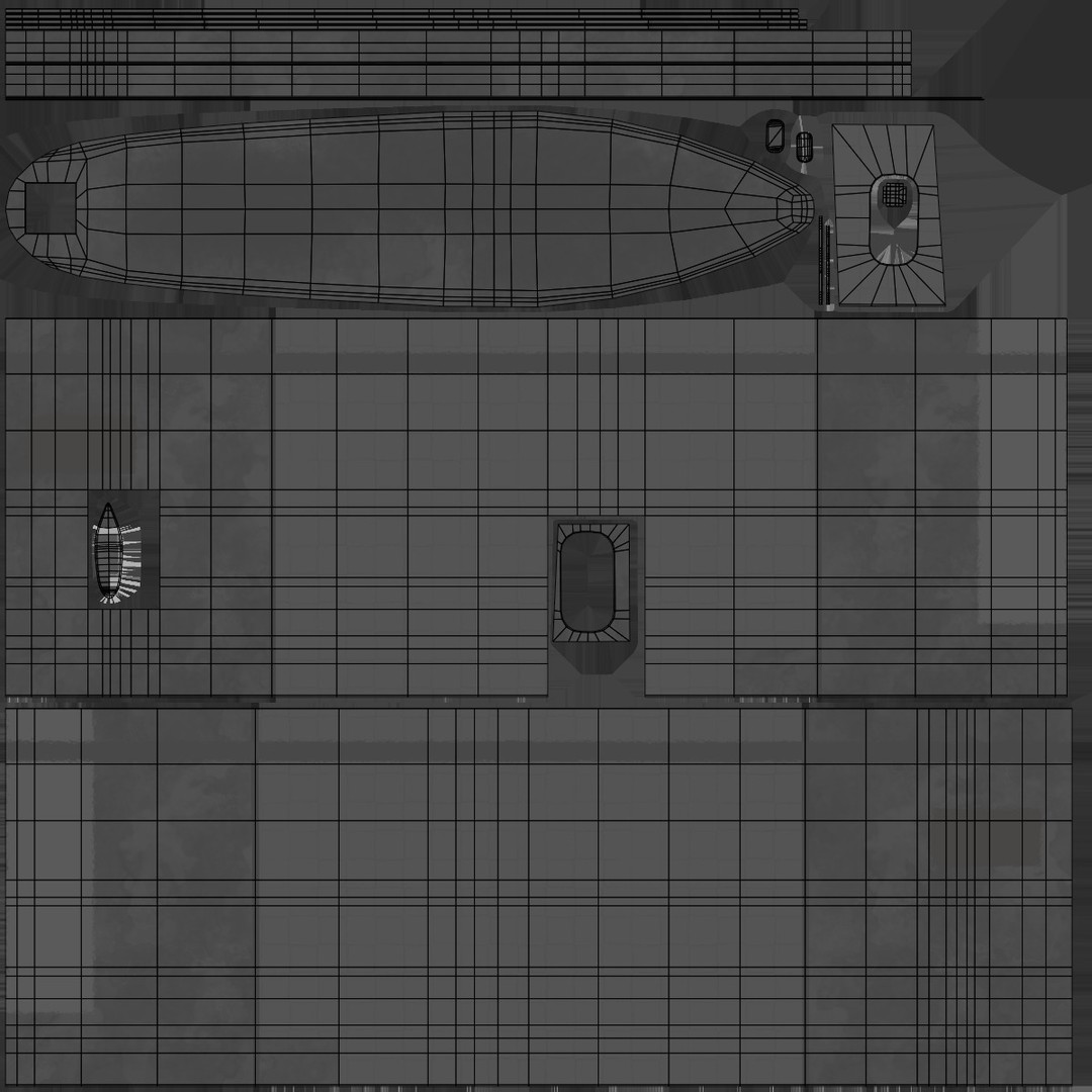 Astute Class Submarine 3D Model – Low Poly PBR Game Asset, FBX - View 60