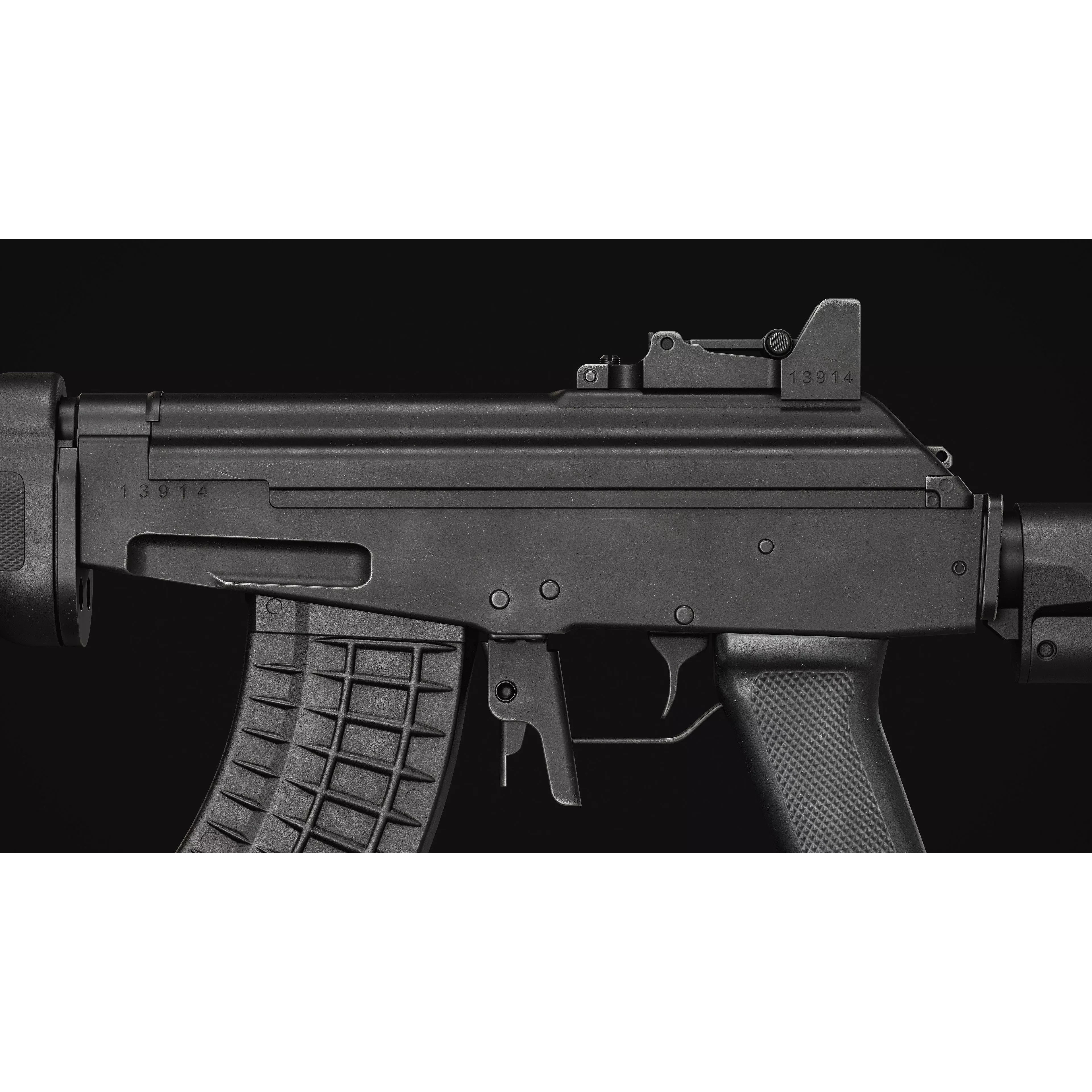 RK-62 Rifle - Low-Poly Game-Ready 3D Model - View 11