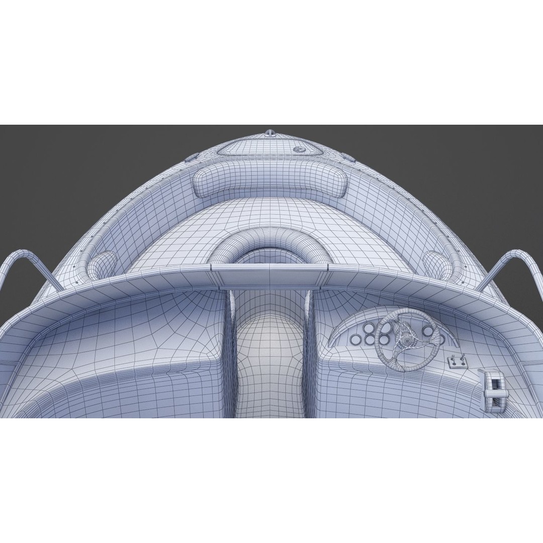 Motor Boat 3D Model – High-Quality Photorealistic Vessel, FBX, OBJ - View 21