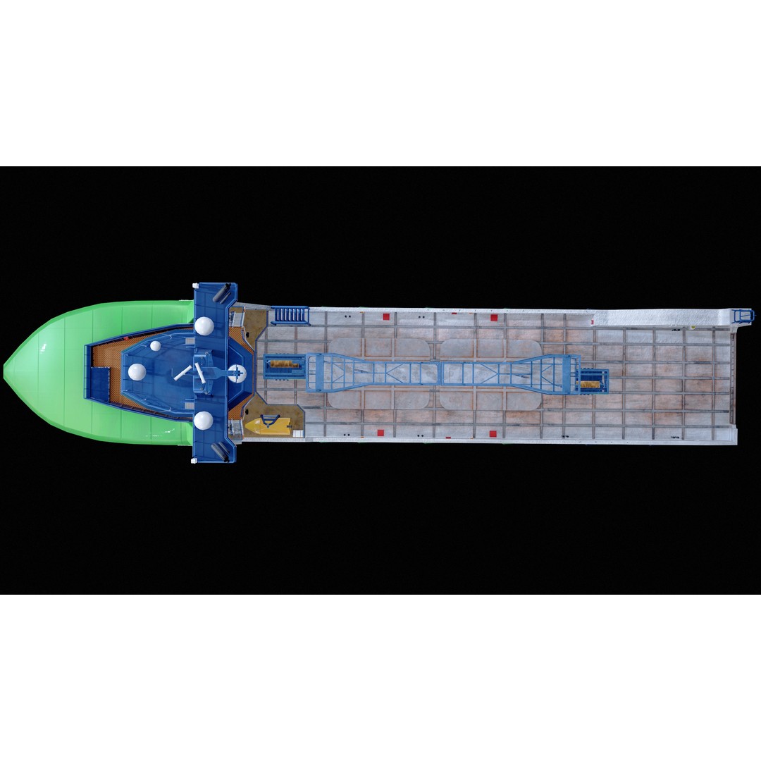 USV Mothership Armada 7803 3D Model – Low Poly PBR Vessel, Game Ready - View 21