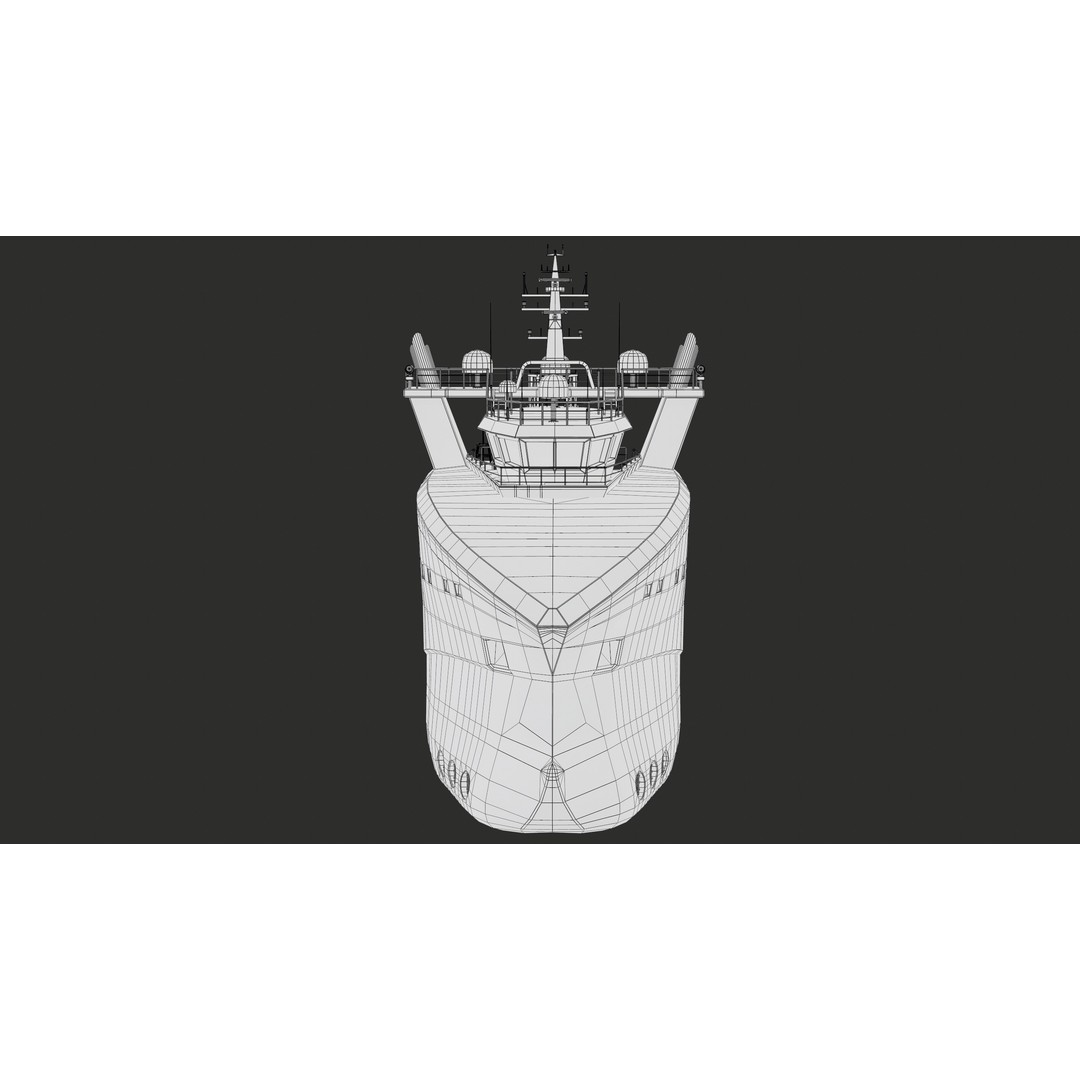 USV Mothership Armada 7803 3D Model – Low Poly PBR Vessel, Game Ready - View 41