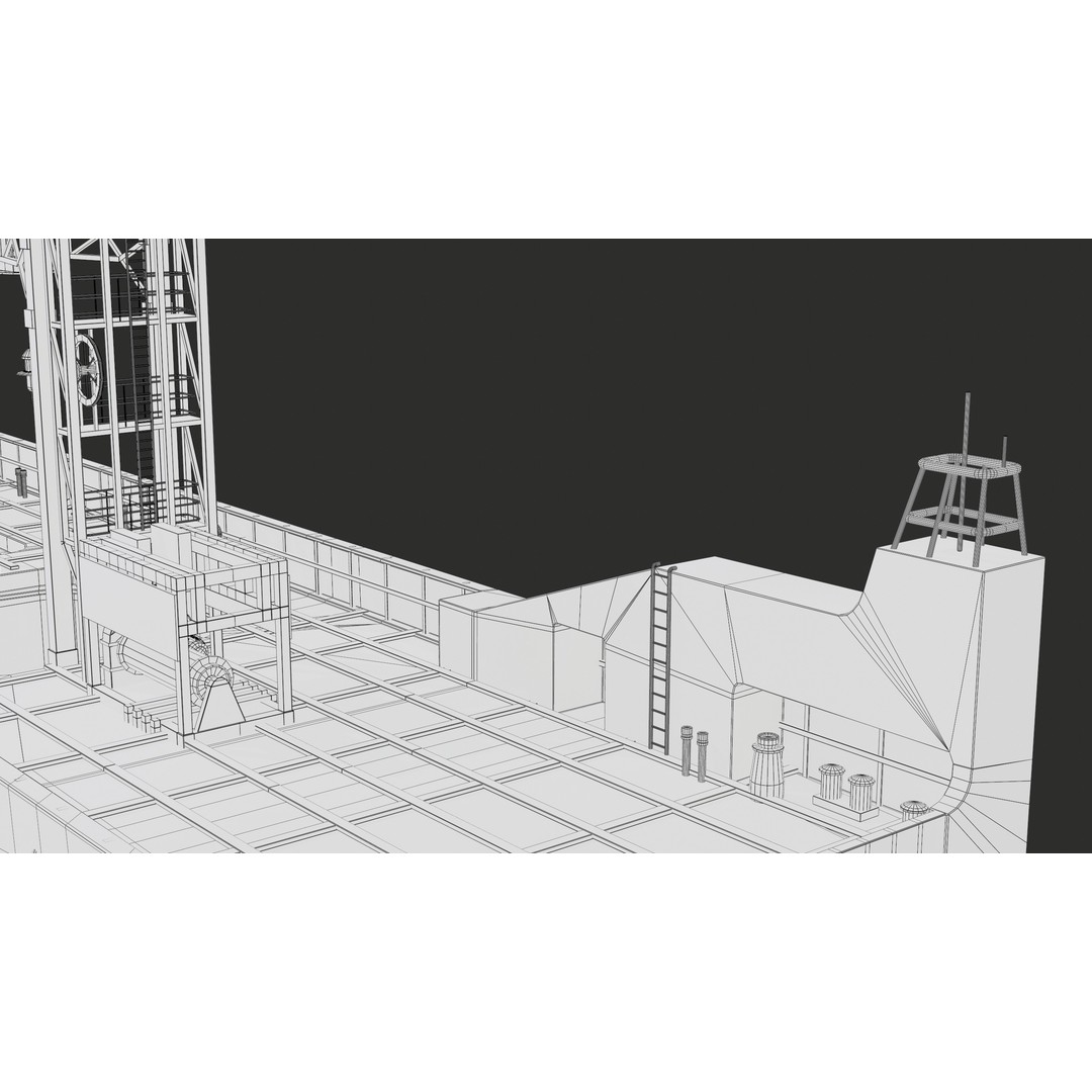 USV Mothership Armada 7803 3D Model – Low Poly PBR Vessel, Game Ready - View 64
