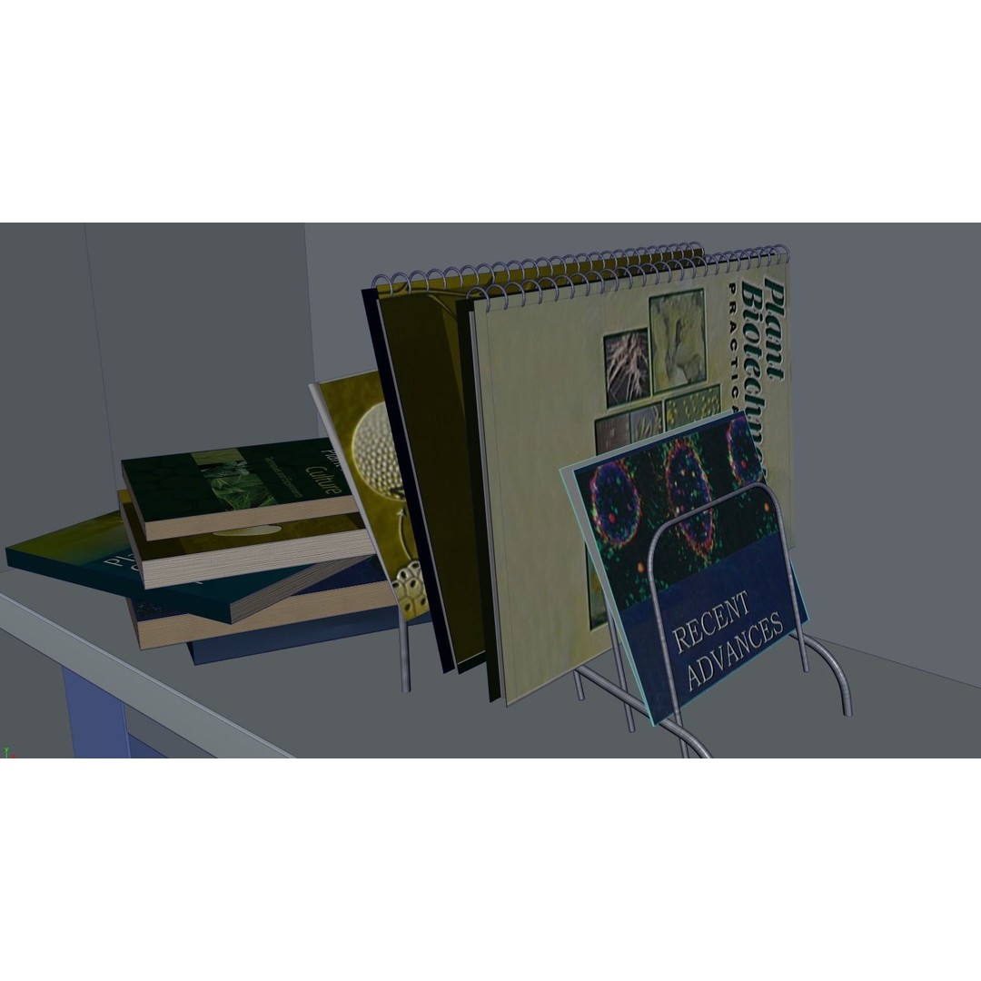 Laboratory 3D Model – Low Poly Medical Interior, FBX, OBJ - View 8