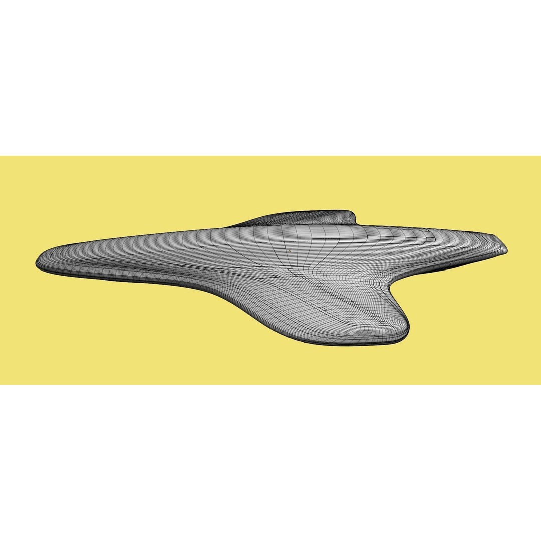 Mothership 3D Model – Futuristic Spaceship, Game Ready, Blender - View 17