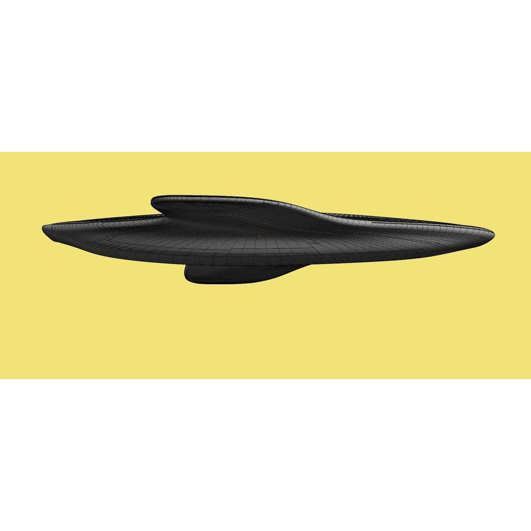 Mothership 3D Model – Futuristic Spaceship, Game Ready, Blender - View 20