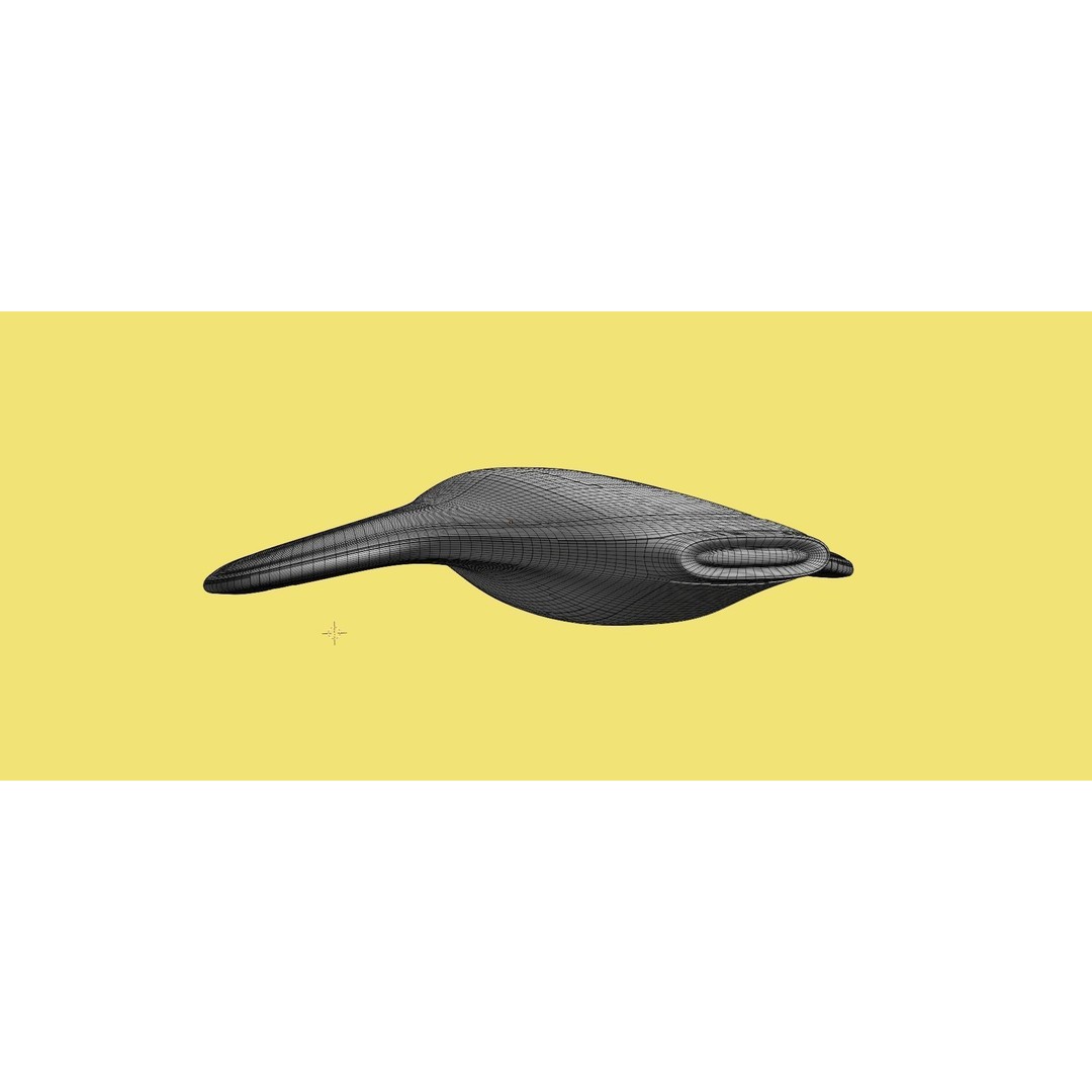Mothership 3D Model – Futuristic Spaceship, Game Ready, Blender - View 24