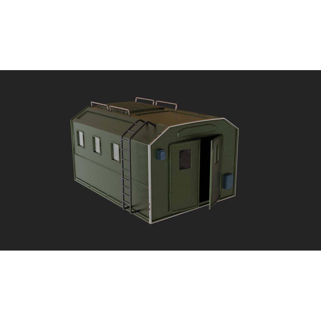 Industrial Factory 3D Model – Game Ready Hard Surface Assets, Blender, FBX - View 10