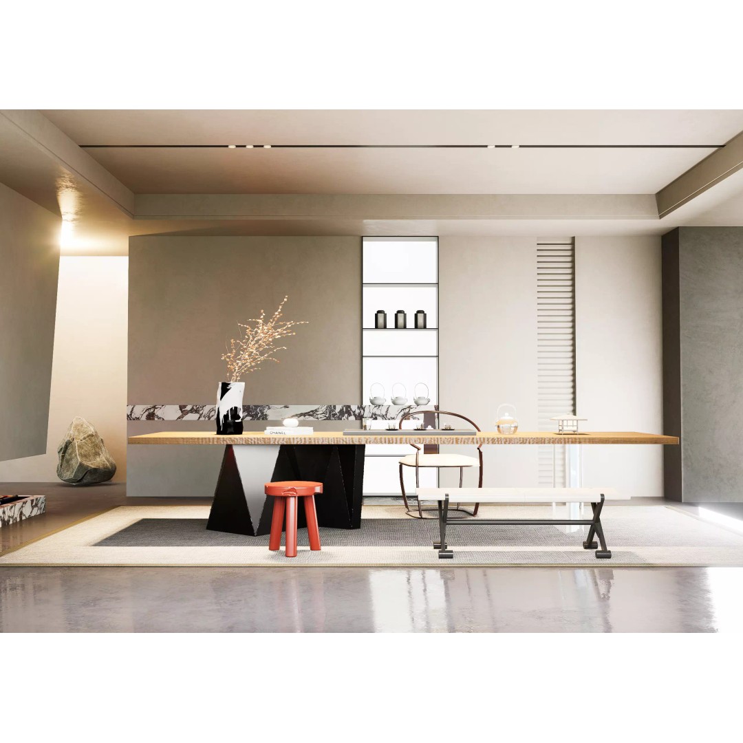 Office Space Interior 3D Model – Modern Design with Textures, 3ds Max - View 2