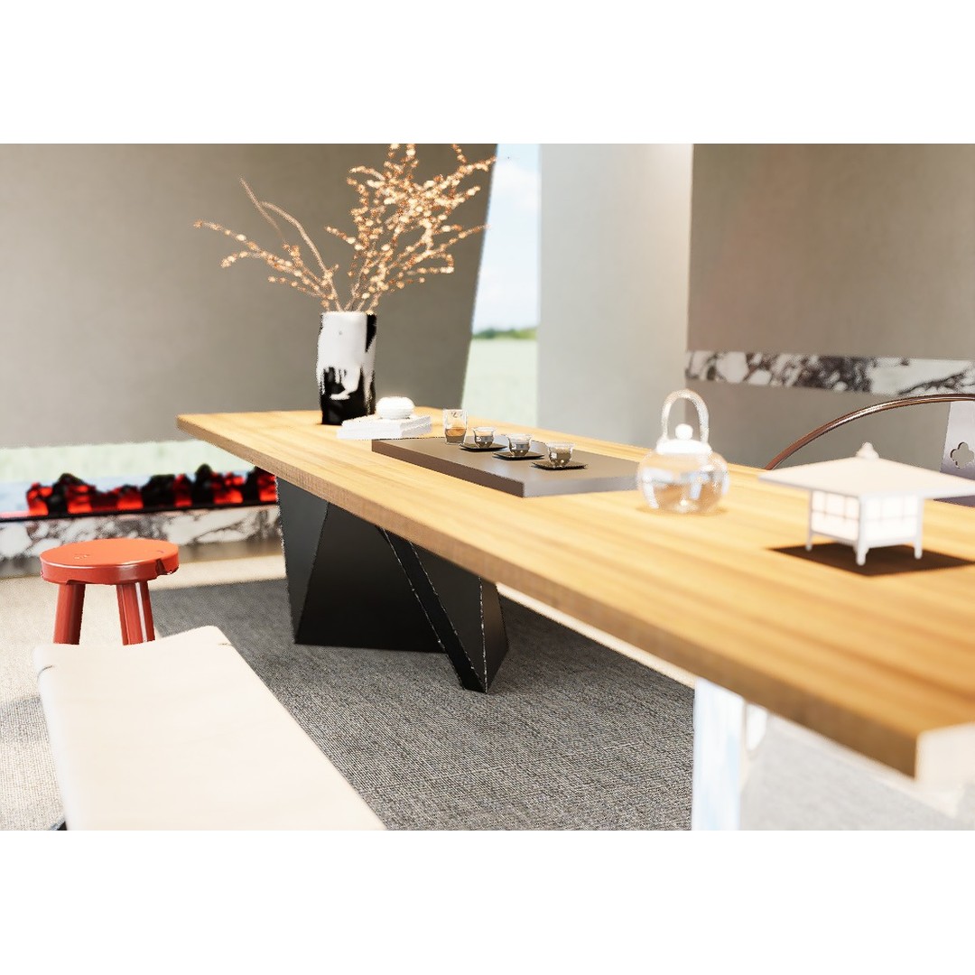Office Space Interior 3D Model – Modern Design with Textures, 3ds Max - View 7