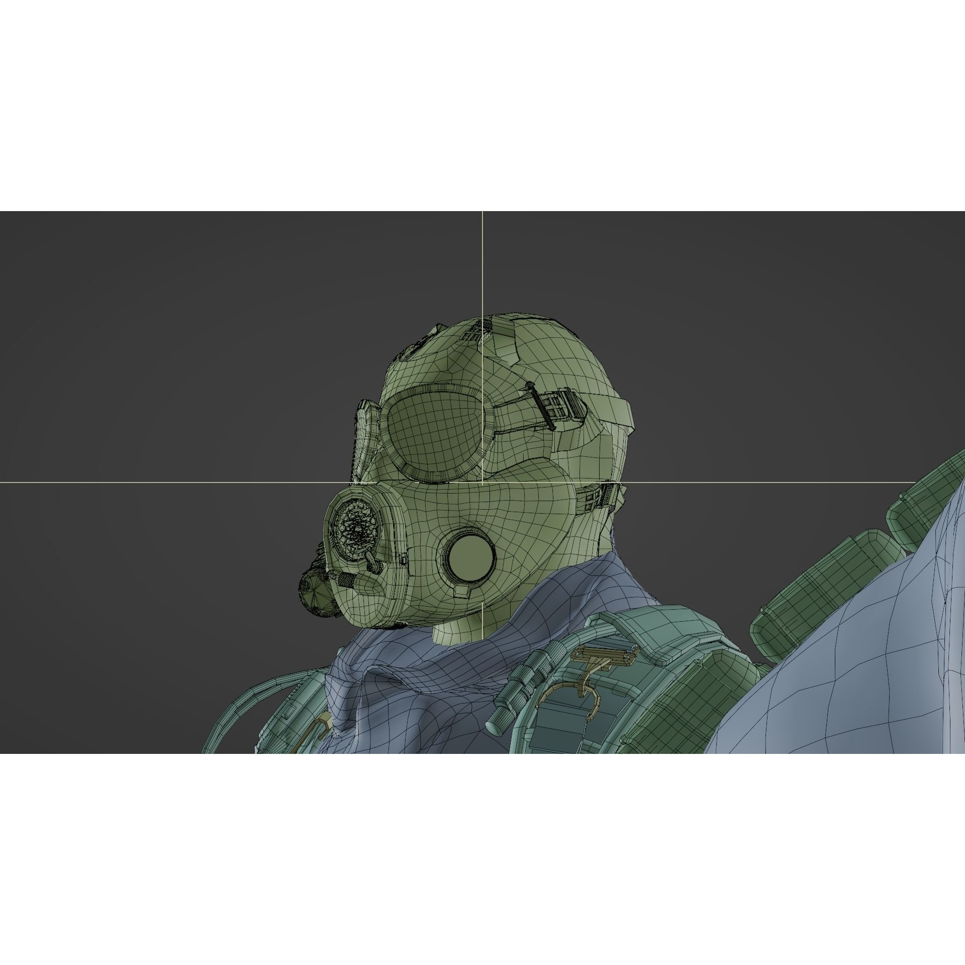HAZMAT NBC Suit - Game-Ready 3D Model - View 27