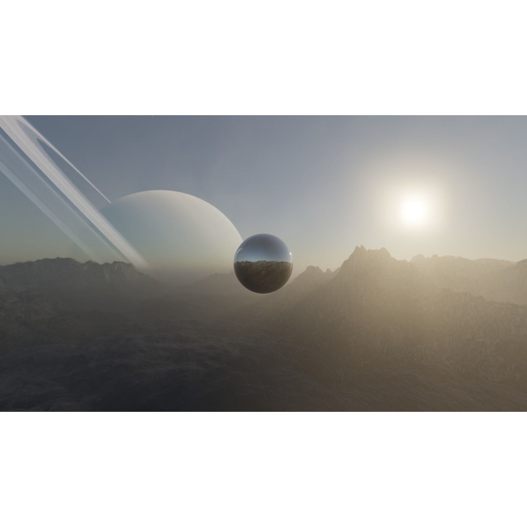 Alien Planet Landscape 3D Model – Low Poly HDRI Pack, 12K Resolution - View 23