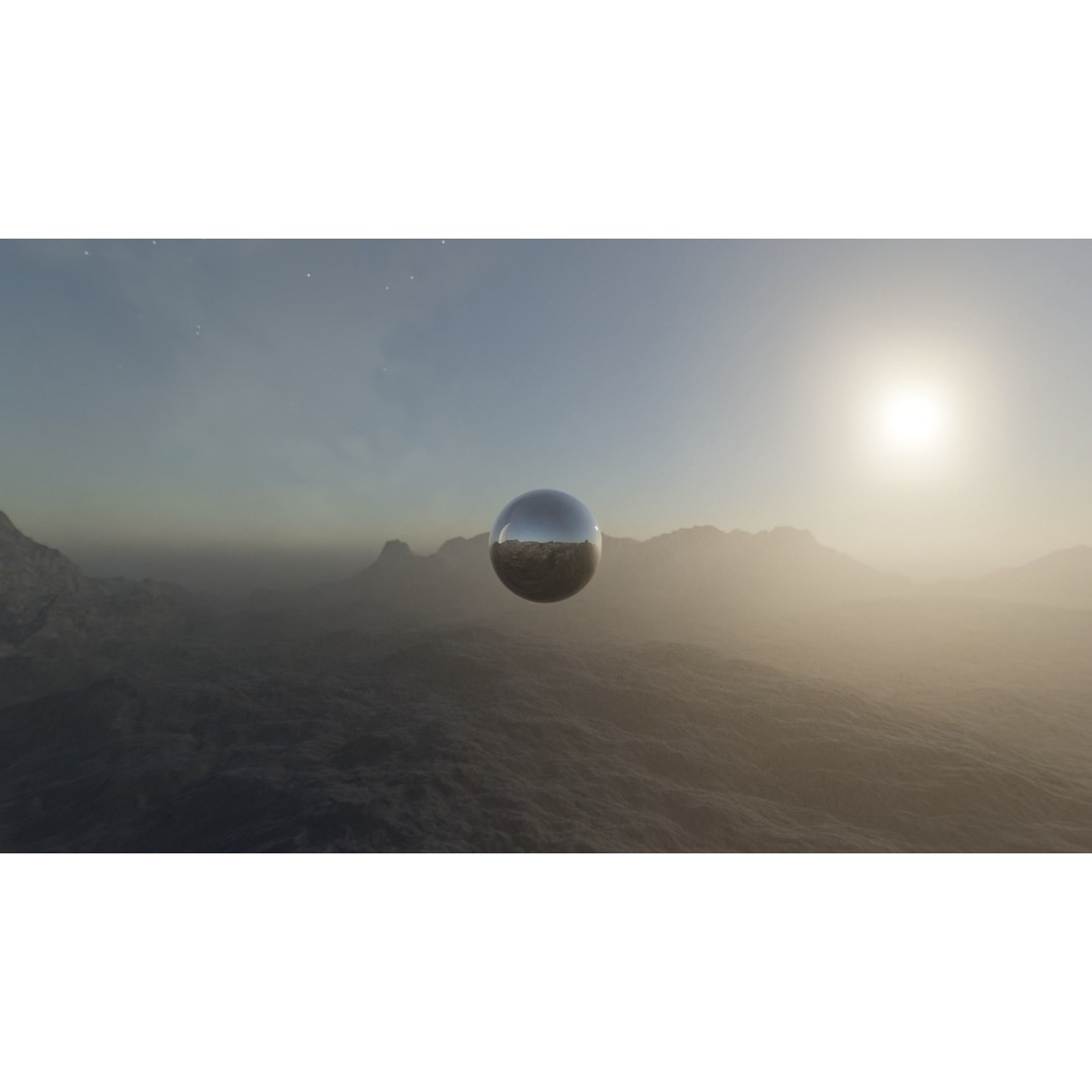 Alien Planet Landscape 3D Model – Low Poly HDRI Pack, 12K Resolution - View 28