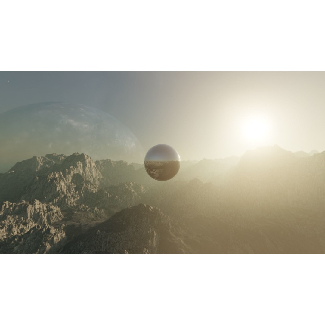 Alien Planet Landscape 3D Model – Low Poly HDRI Pack, 12K Resolution - View 29
