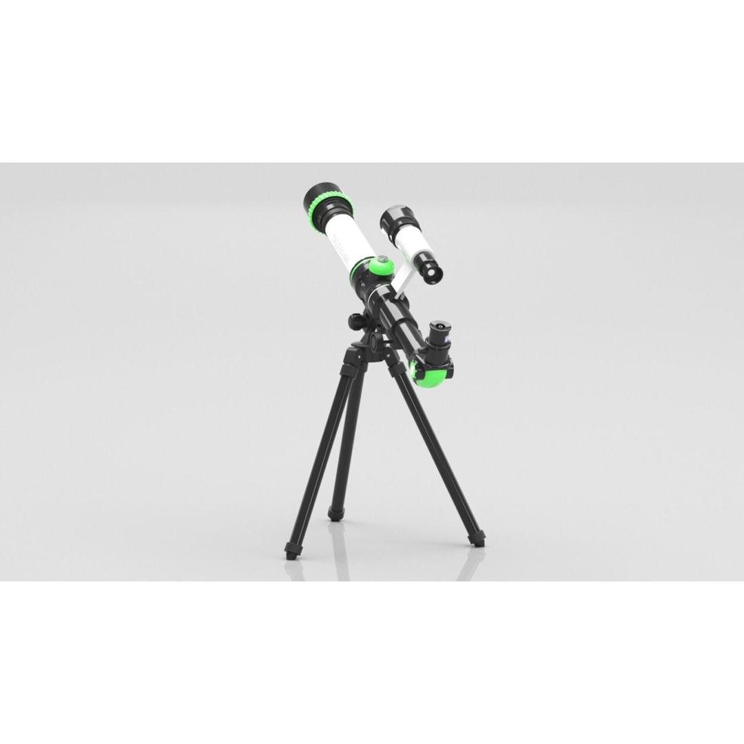 ToyerBee Kids Toy Telescope 3D Model – Low Poly PBR Game Asset, FBX - View 11