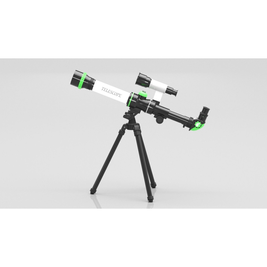 ToyerBee Kids Toy Telescope 3D Model – Low Poly PBR Game Asset, FBX - View 13