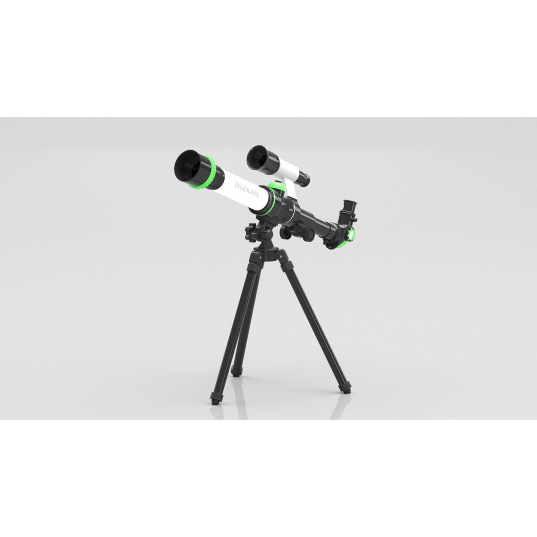 ToyerBee Kids Toy Telescope 3D Model – Low Poly PBR Game Asset, FBX - View 15