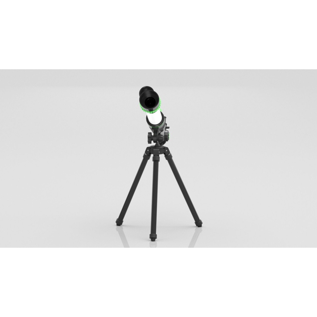 ToyerBee Kids Toy Telescope 3D Model – Low Poly PBR Game Asset, FBX - View 17