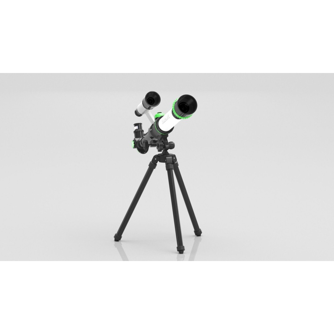 ToyerBee Kids Toy Telescope 3D Model – Low Poly PBR Game Asset, FBX - View 5