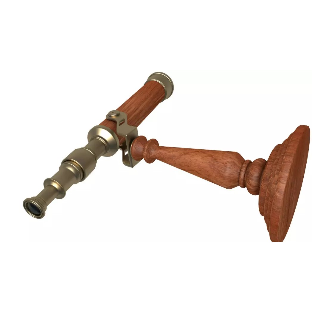 Telescopes 3D Model – High-Quality PBR Asset, FBX, OBJ, Blender - View 16