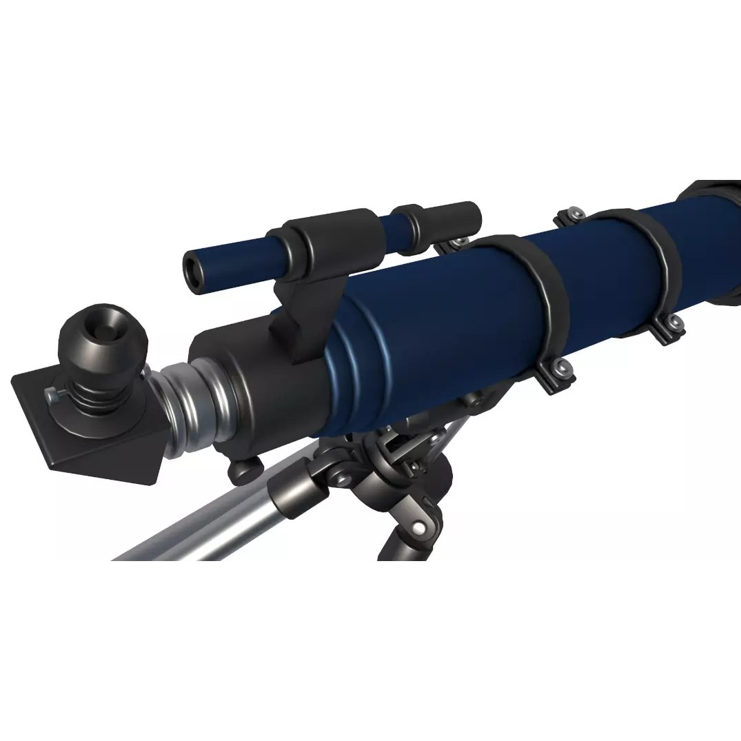 Telescopes 3D Model – High-Quality PBR Asset, FBX, OBJ, Blender - View 19