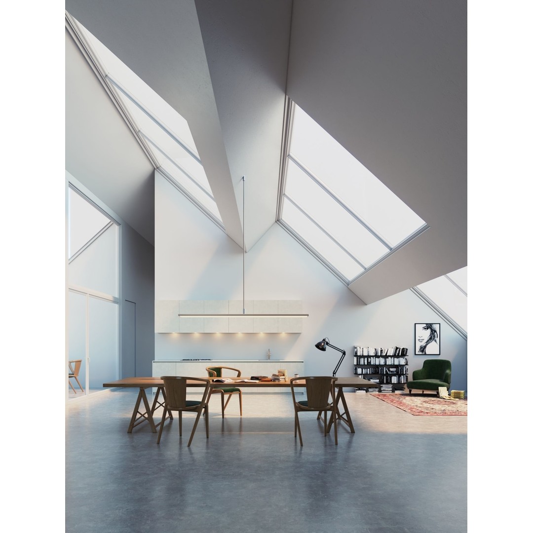 Modern Residential Interior 3D Model – High Quality Living Room, OBJ, FBX - View 3