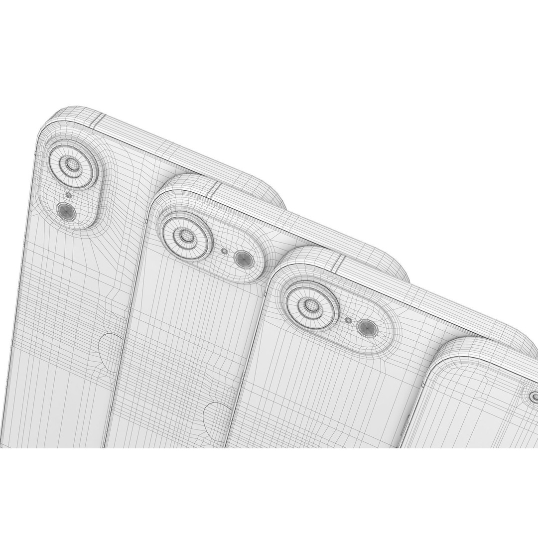 Apple iPhone 16E 3D Model – Realistic Game-Ready Asset, FBX, OBJ, Blender