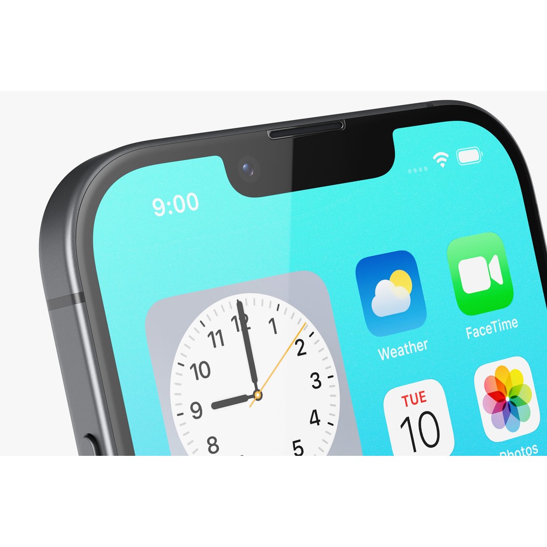 Apple iPhone 16E 3D Model – Realistic Game-Ready Asset, FBX, OBJ, Blender - View 10