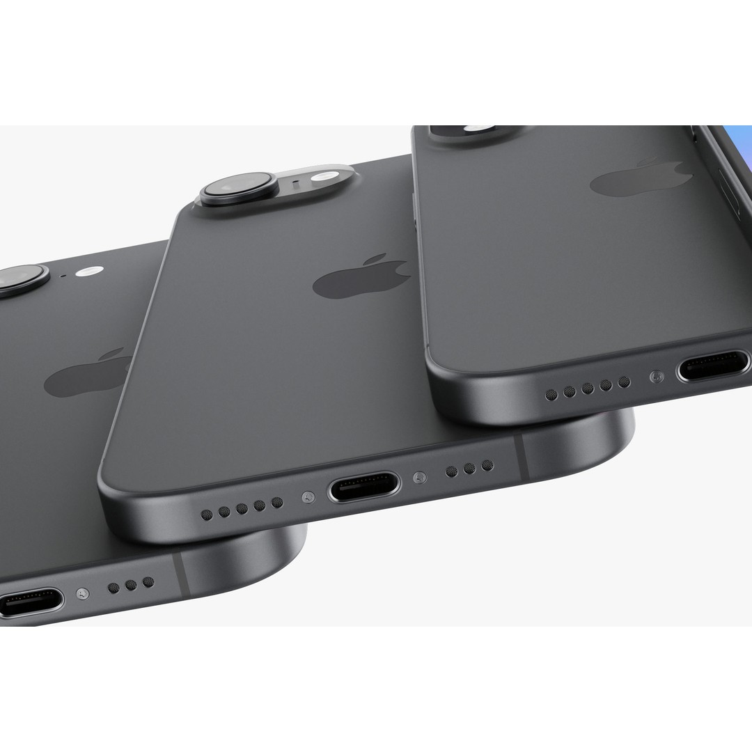 Apple iPhone 16E 3D Model – Realistic Game-Ready Asset, FBX, OBJ, Blender - View 7