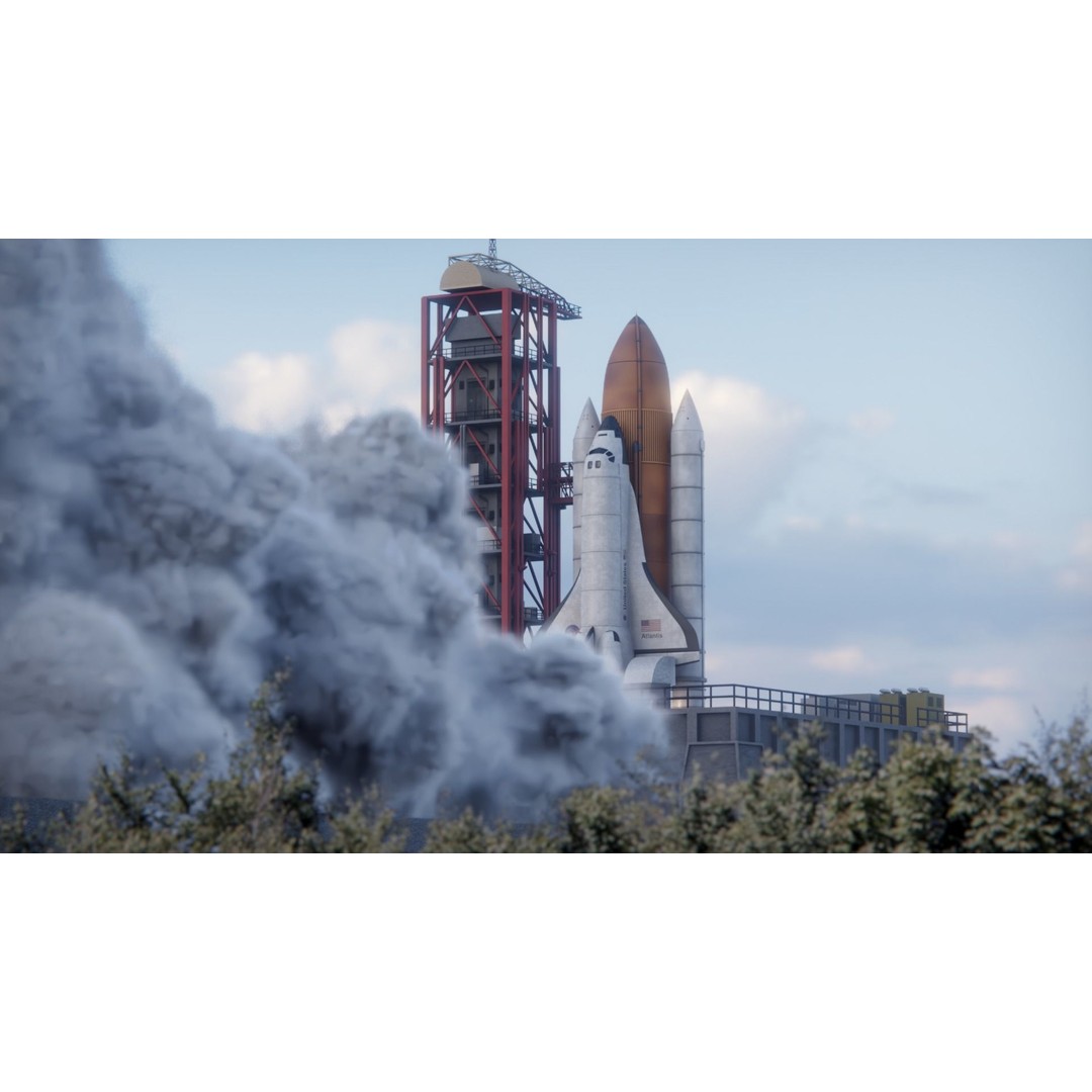 Space Shuttle 3D Model – High Poly Rigged PBR Asset, Blender & FBX - View 3
